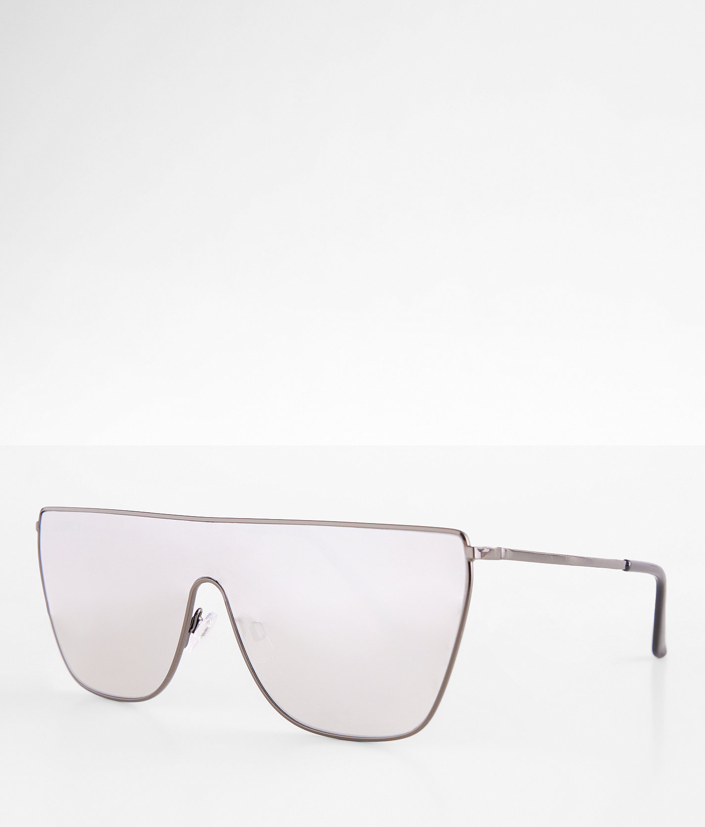 BKE Shield Sunglasses - Women's Sunglasses & Glasses in Black Mirror
