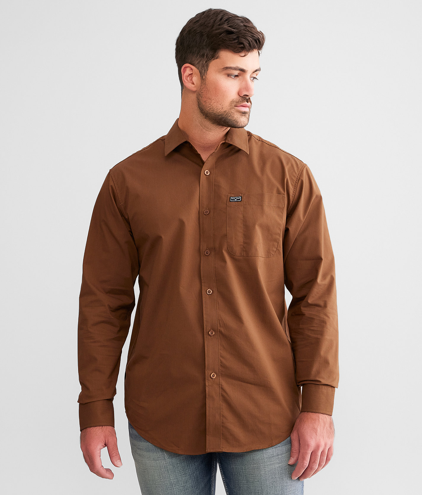 Kimes Ranch Linville Stretch Shirt - Men's Shirts in Brown