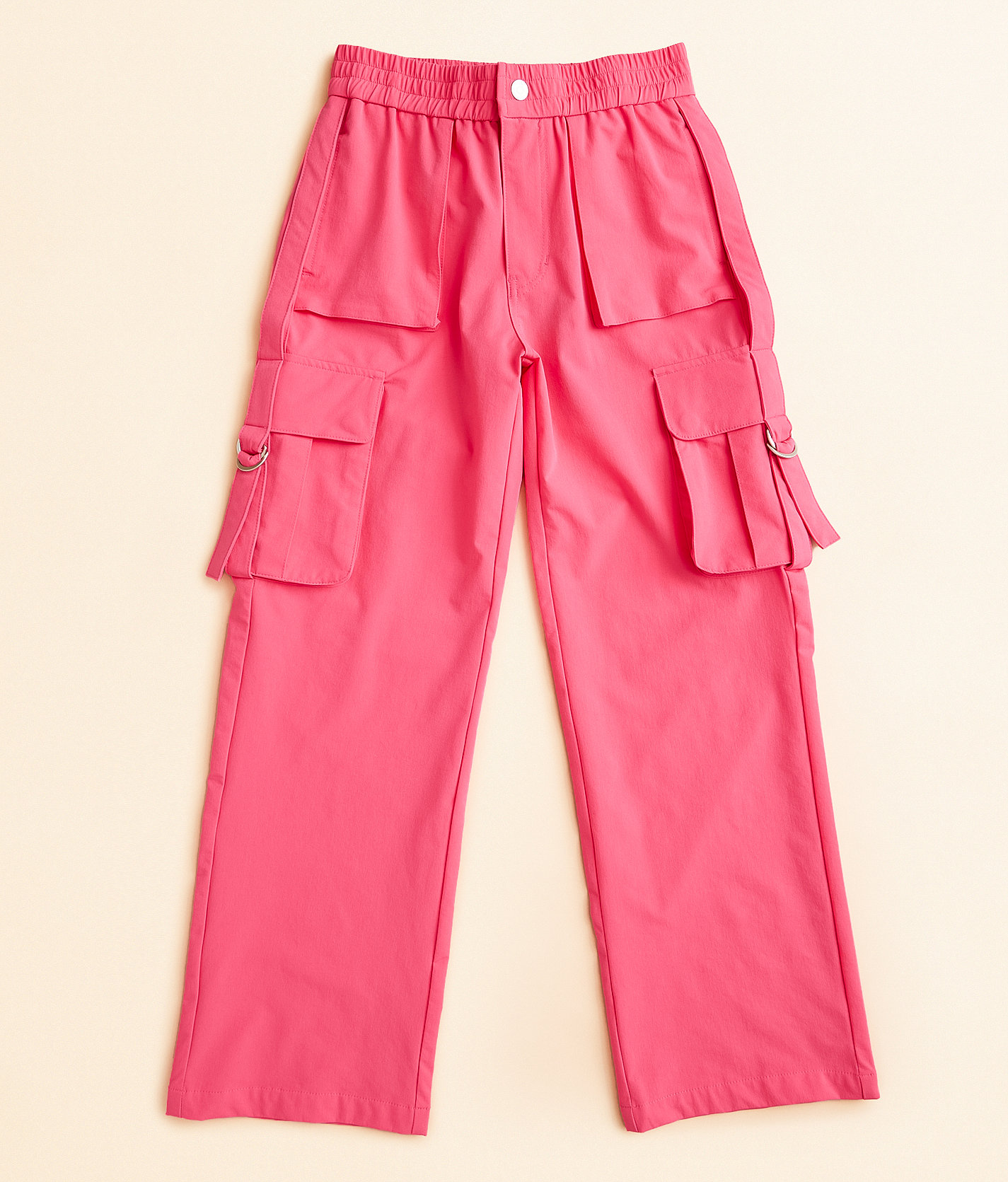 Girls - VBRT High Rise Stretch Cargo Pant - Girl's Pants in Pink