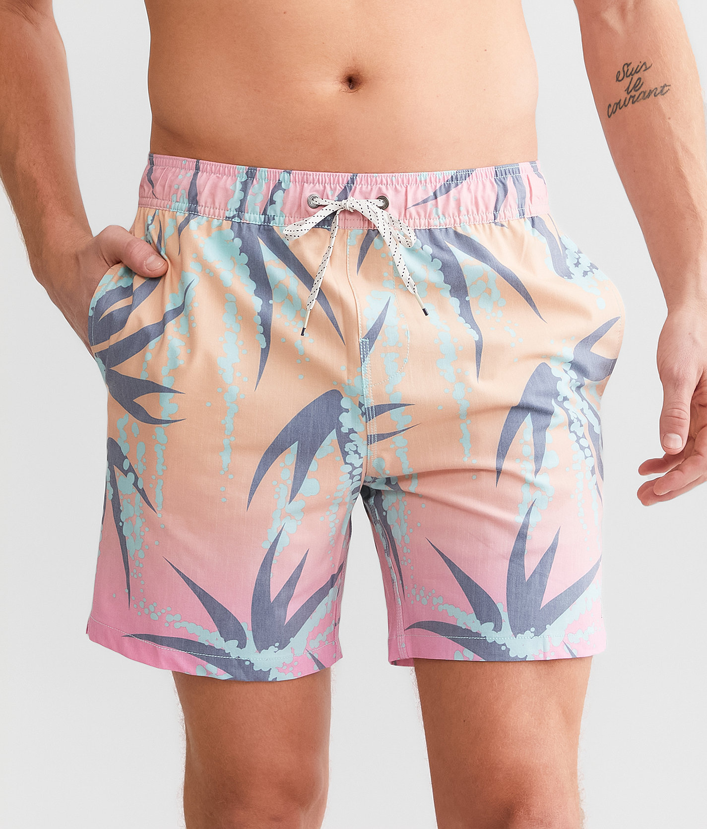 Billabong Sundays Layback Stretch Swim Trunks - Men's Swimwear in Fade