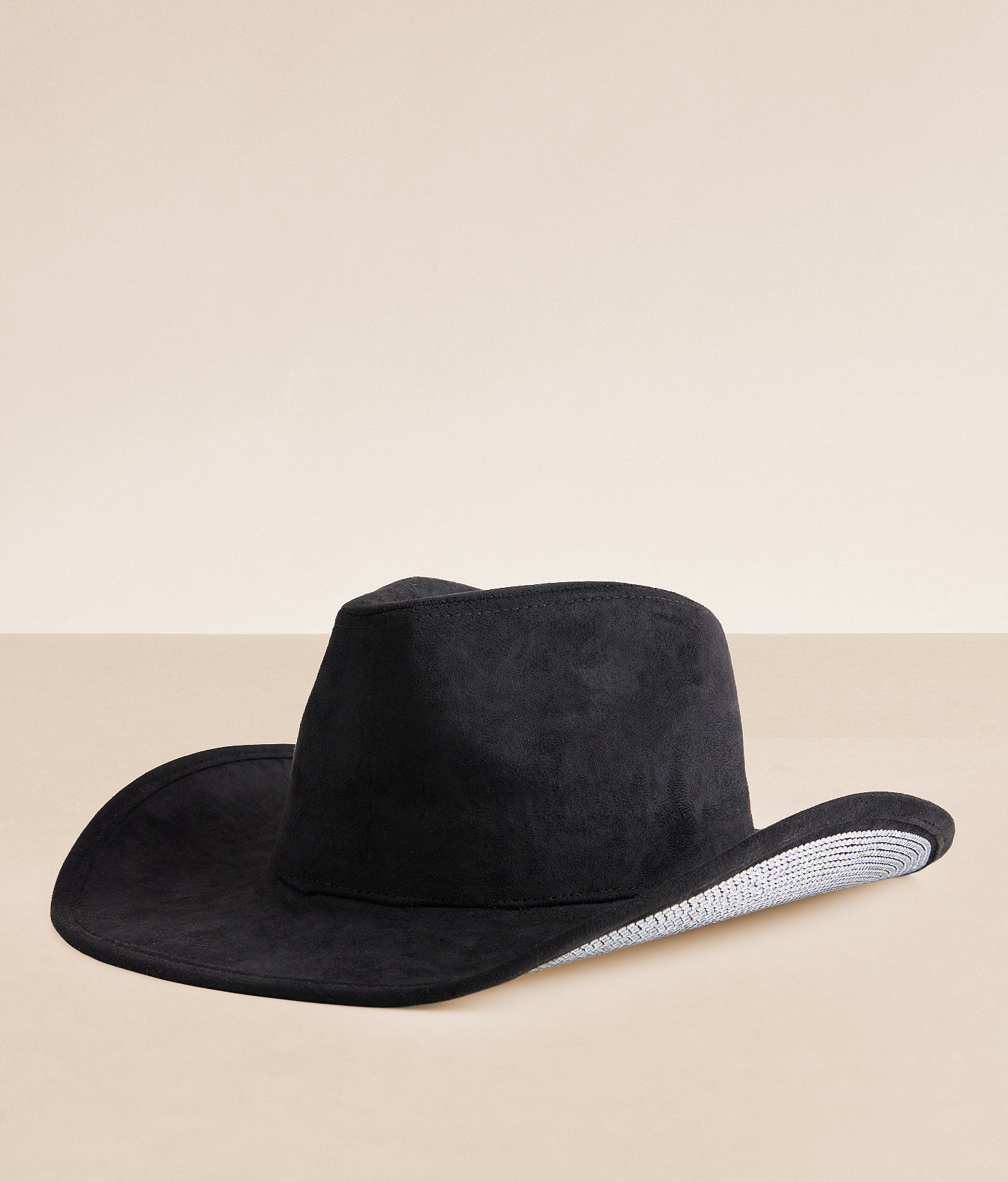 Fame Accessories Glitz Cowboy Hat - Women's Hats in Black