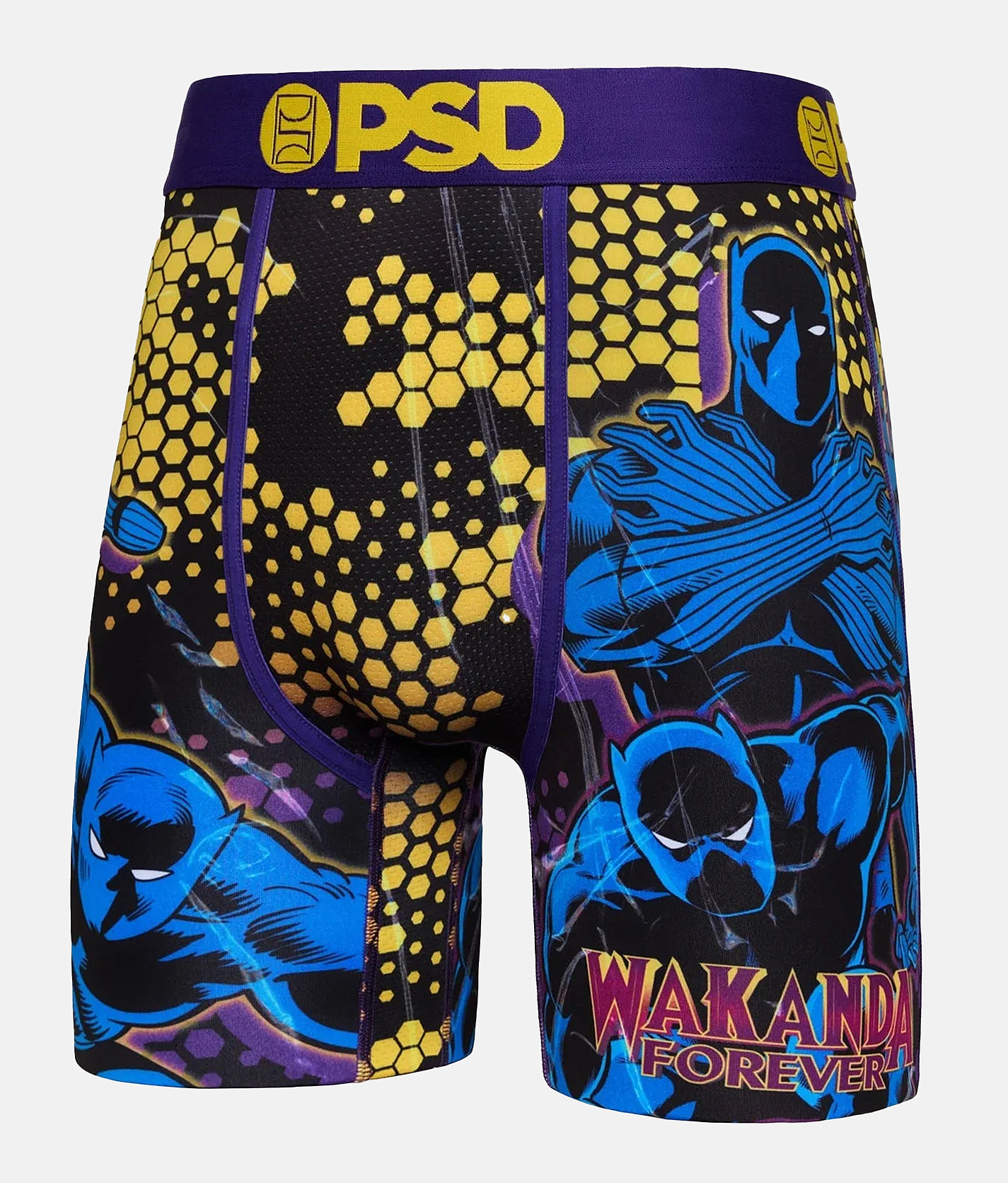 PSD Marvel Black Panther Stretch Boxer Briefs - Men's Boxer Briefs in Multi