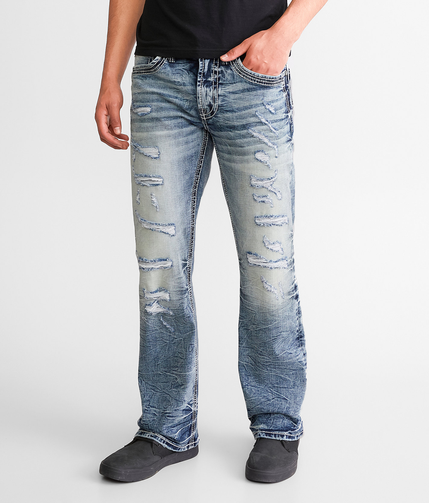 Salvage Havoc Slim Boot Stretch Jean - Men's Jeans in Rafina