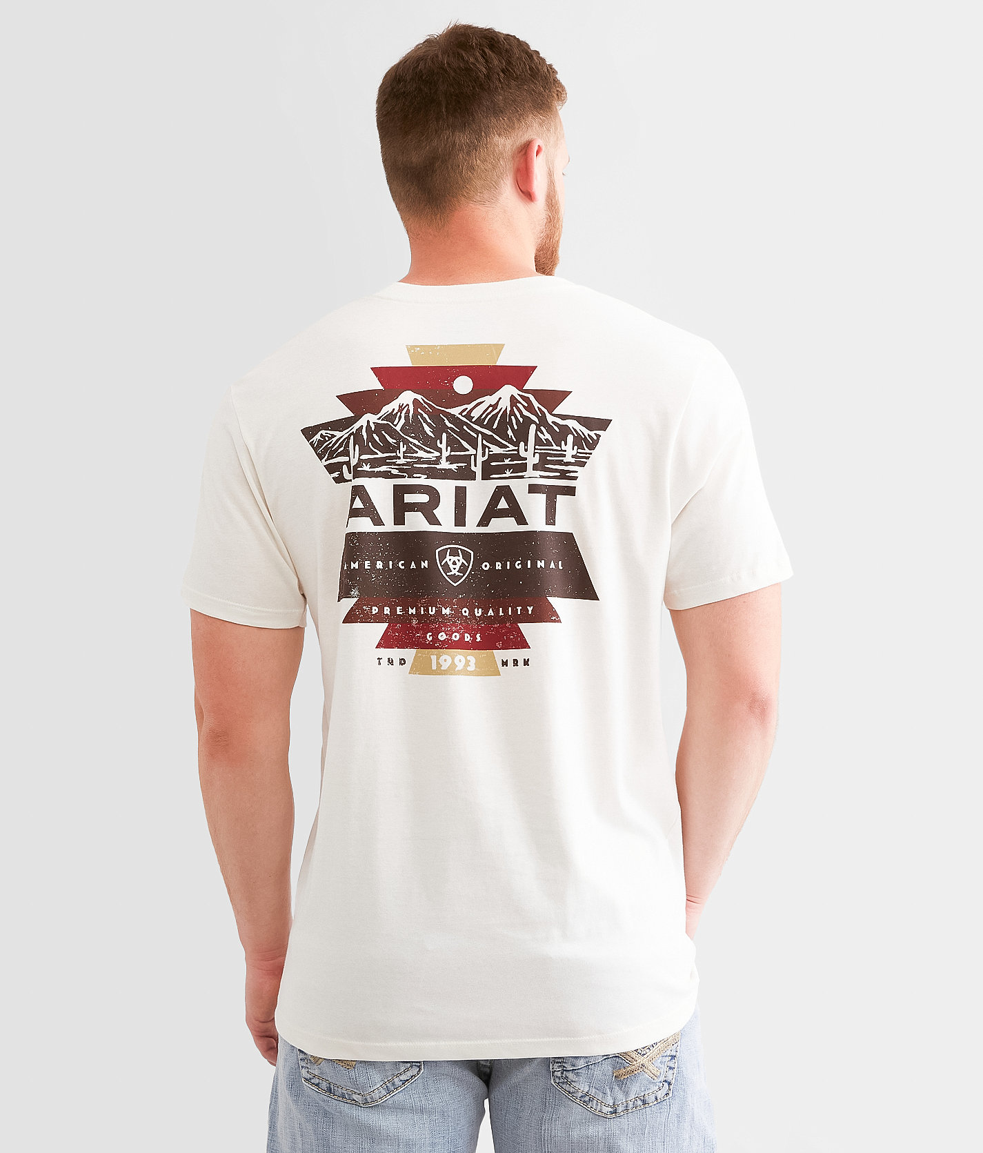 Ariat Playa Playa T-Shirt - Men's T-Shirts in Antique White