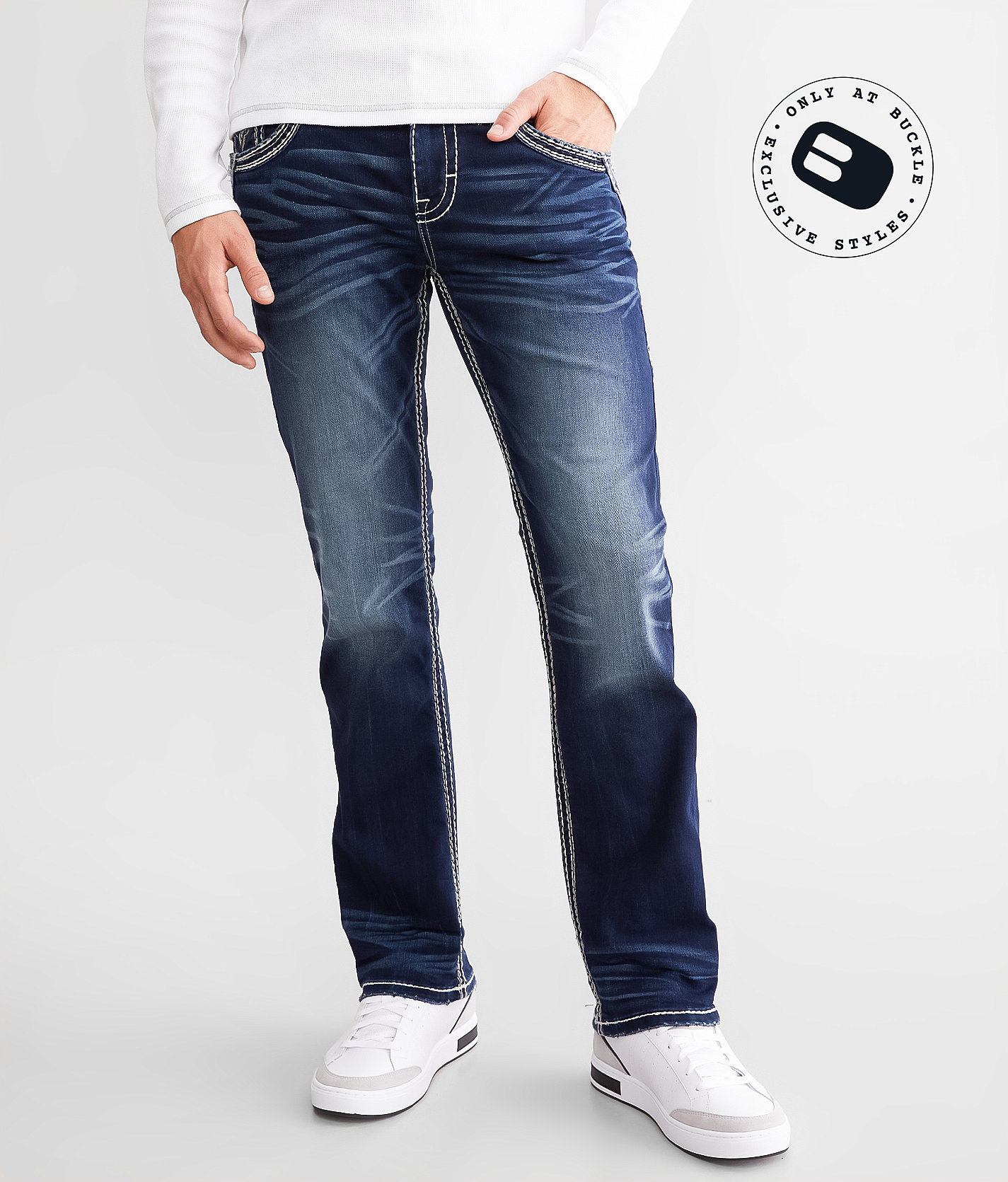 Rock Revival Hansel Straight Stretch Jean - Men's Jeans in Hansel J206