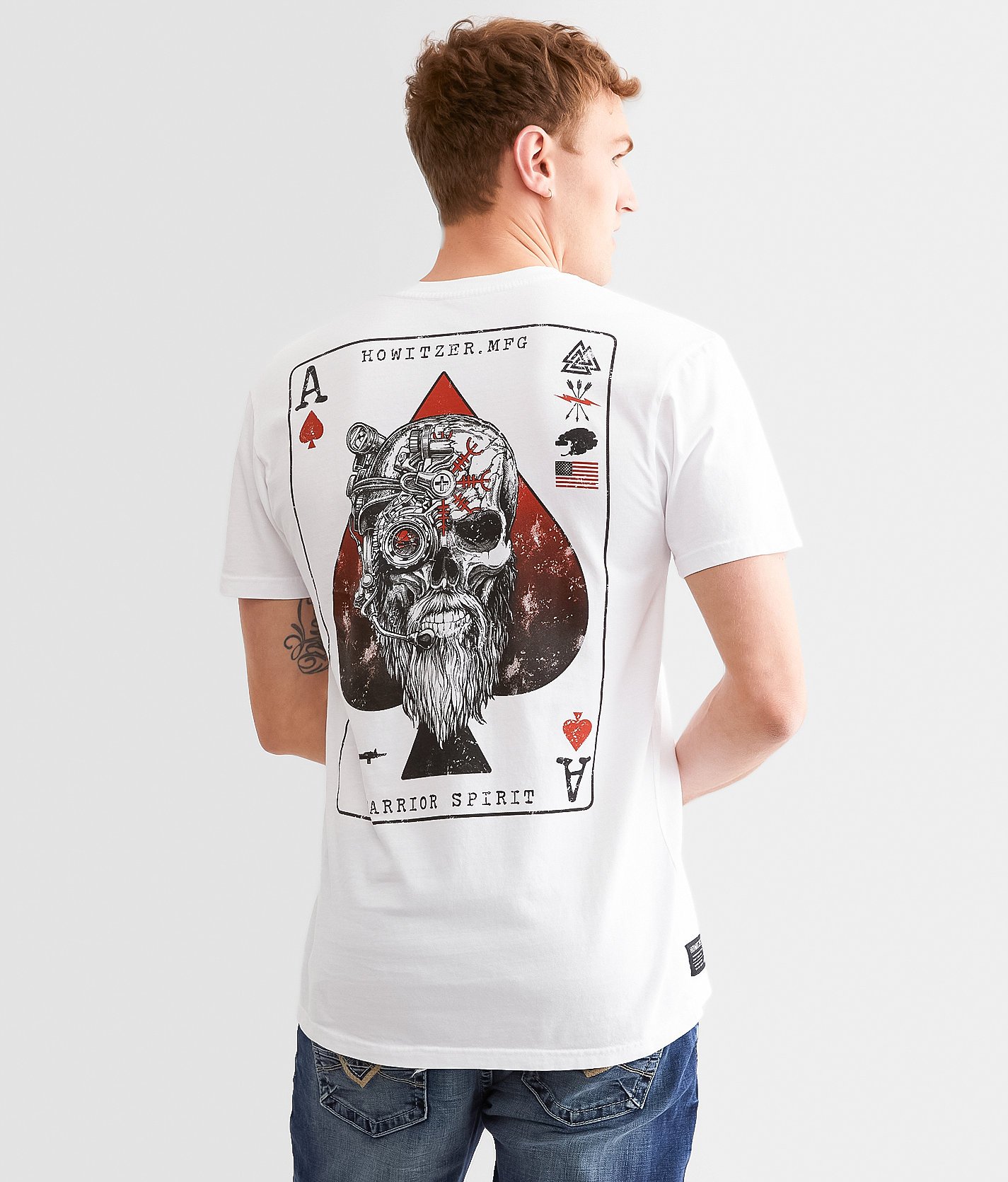 Howitzer Ace Card T-Shirt - Men's T-Shirts in White