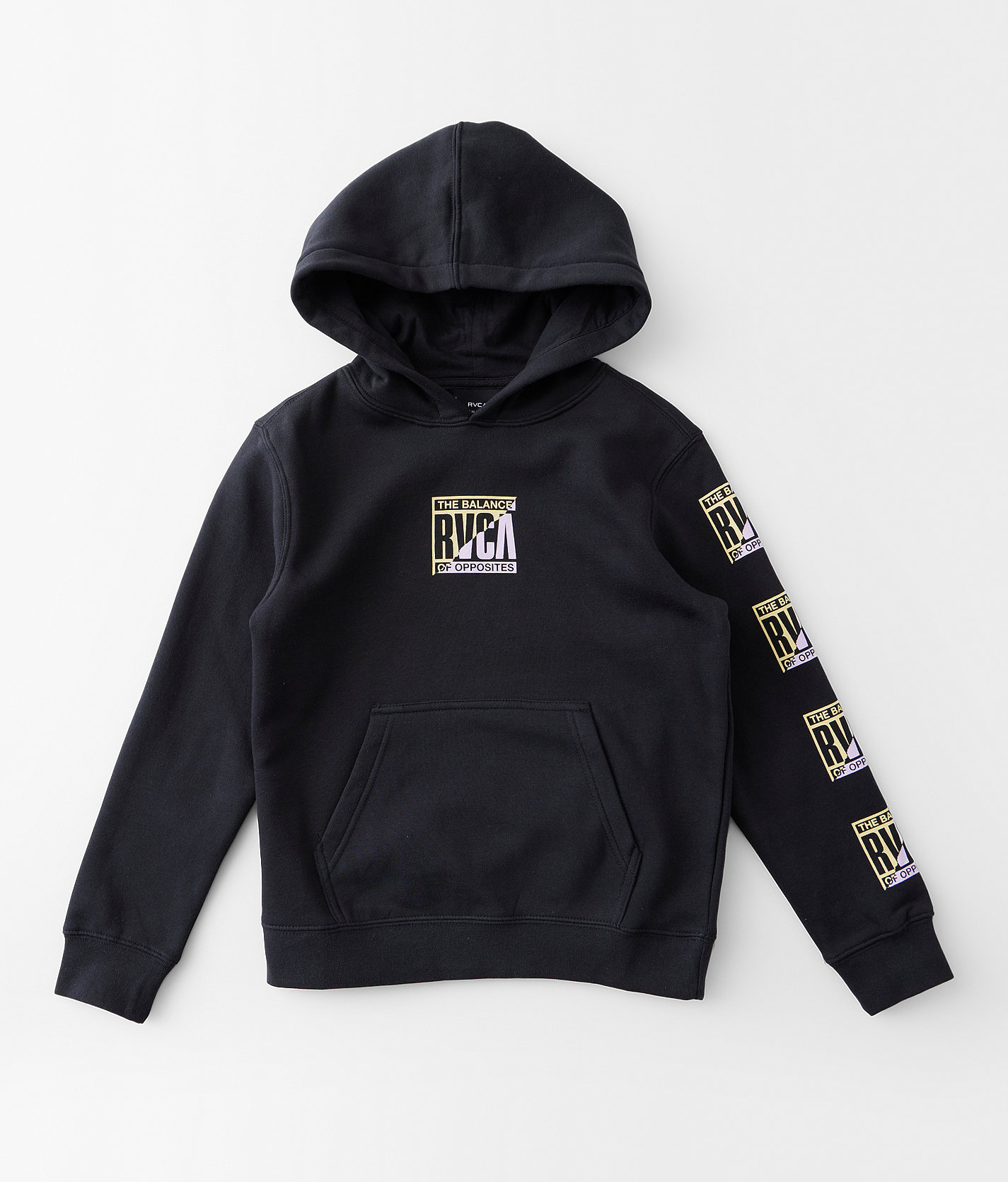 Boys - RVCA Splitter Hooded Sweatshirt - Boy's Sweatshirts in Black