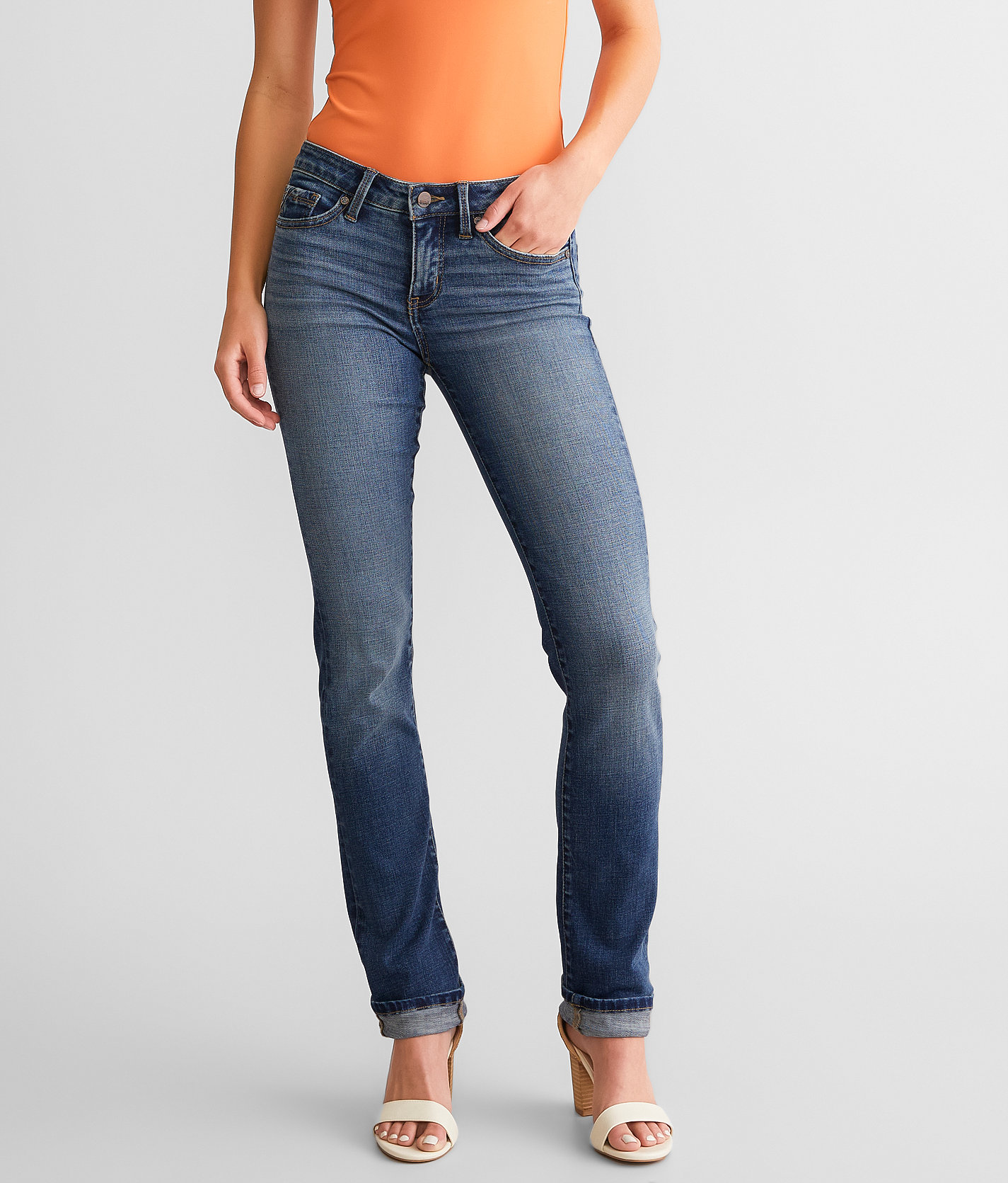 Buckle Black Fit No. 53 Straight Stretch Jean - Women's Jeans in Mccall