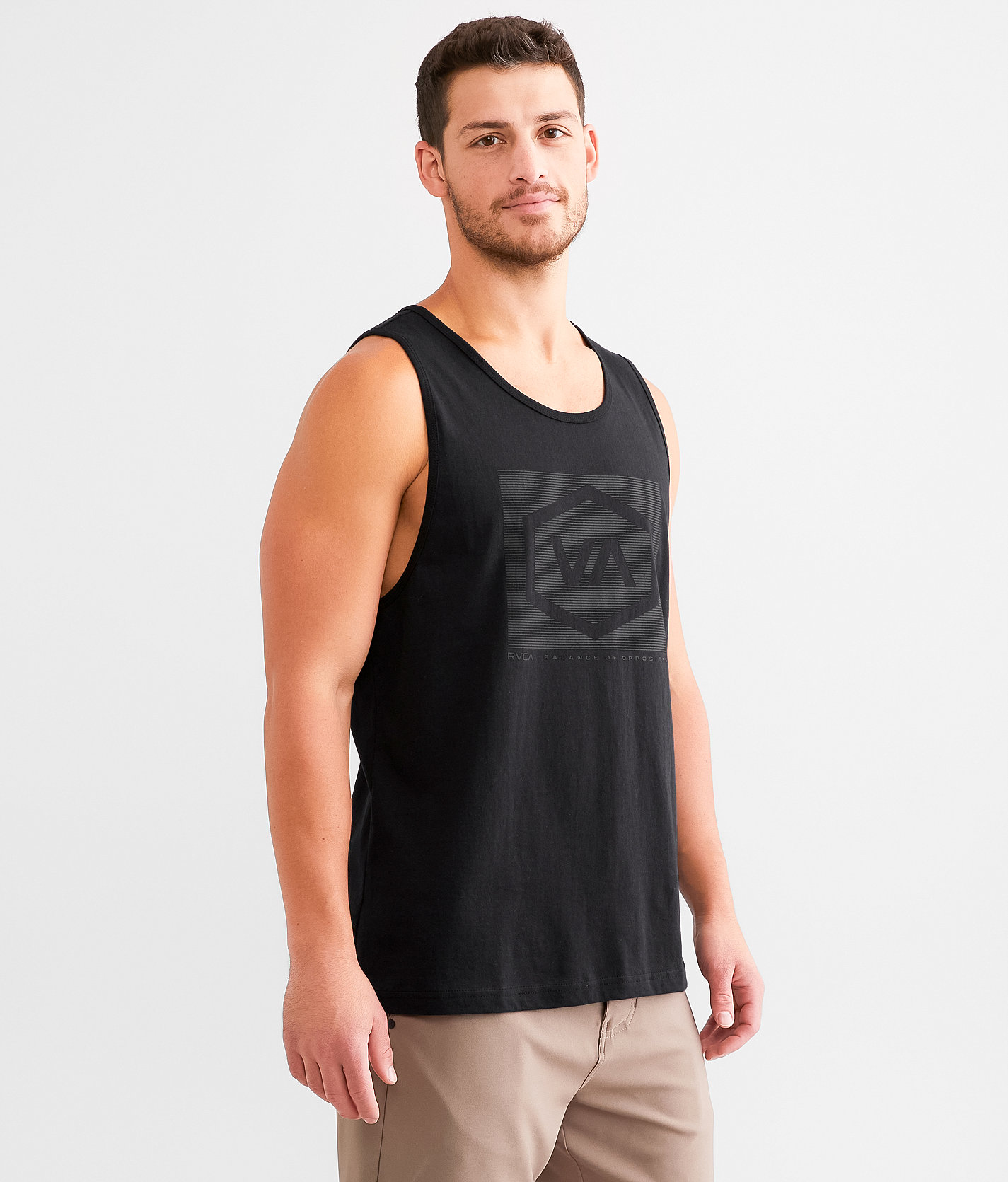 RVCA Balance Phase Tank Top - Men's Tank Tops in Black