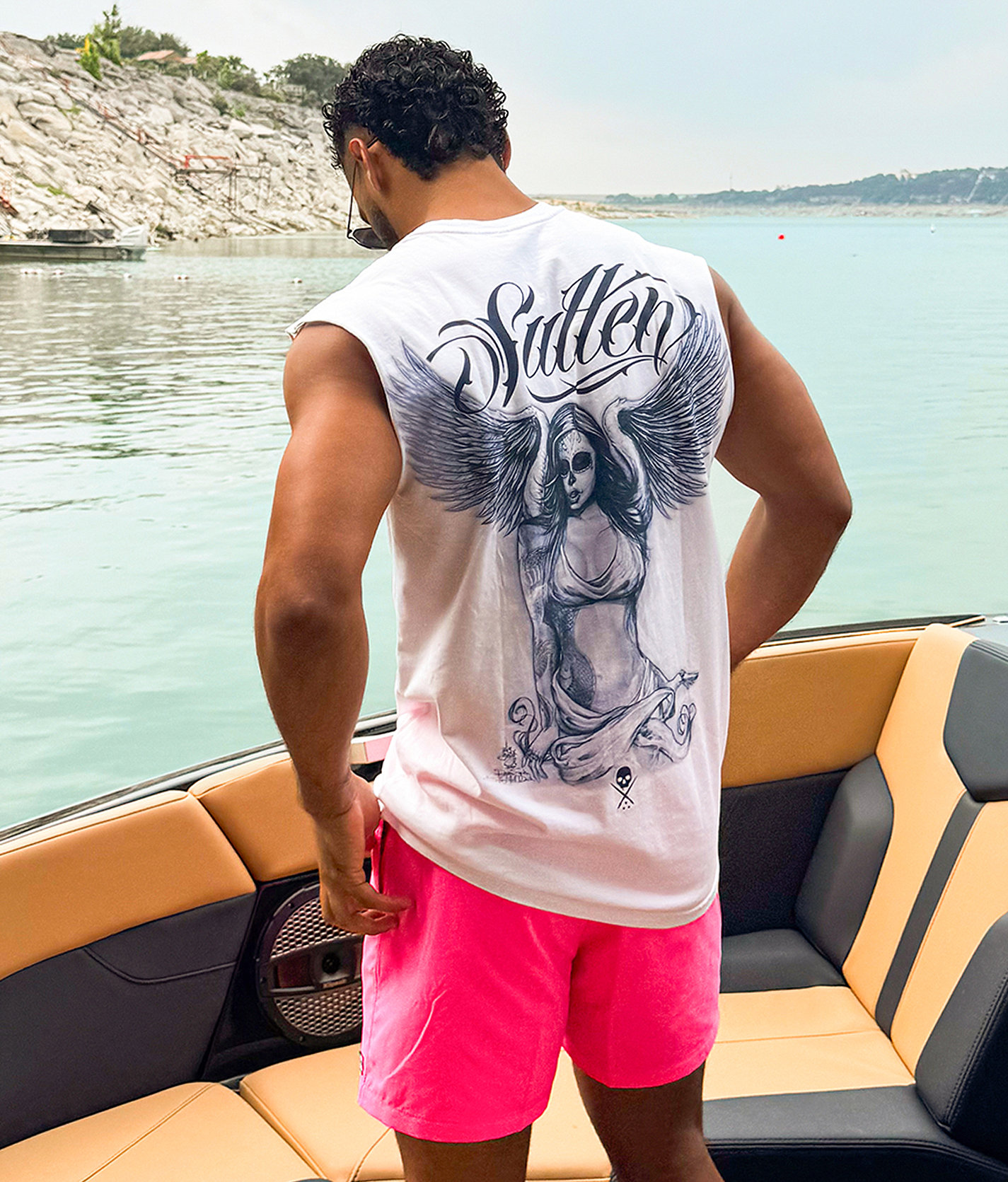 Sullen Simmer Tank Top - Men's Tank Tops in White