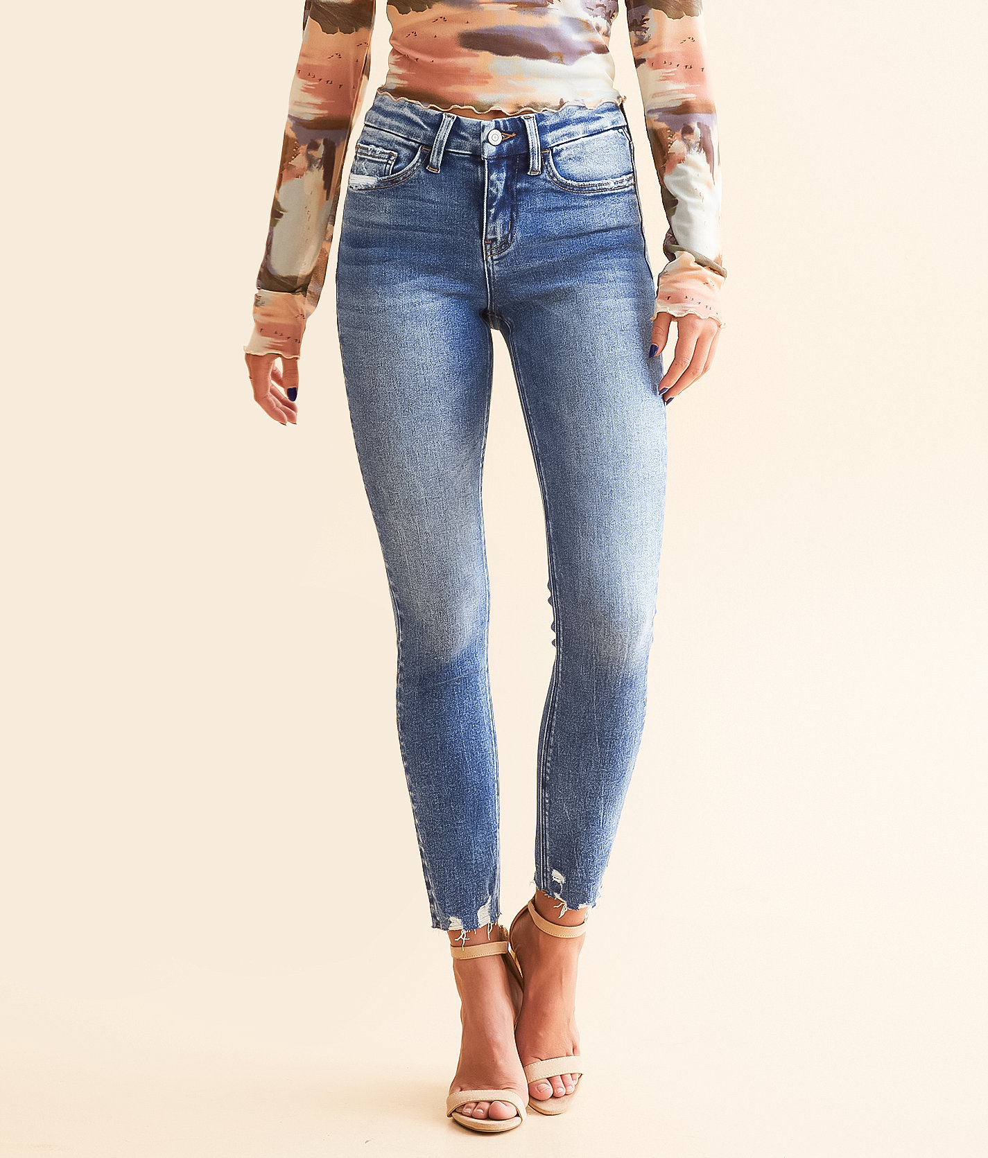 Flying Monkey Mid-Rise Ankle Skinny Stretch Jean - Women's Jeans in Upward