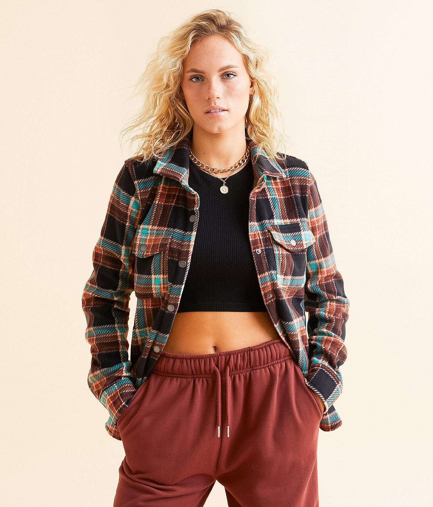 O'Neill Zuma Superfleece Shirt - Women's Shirts & Blouses in Latigo Bay