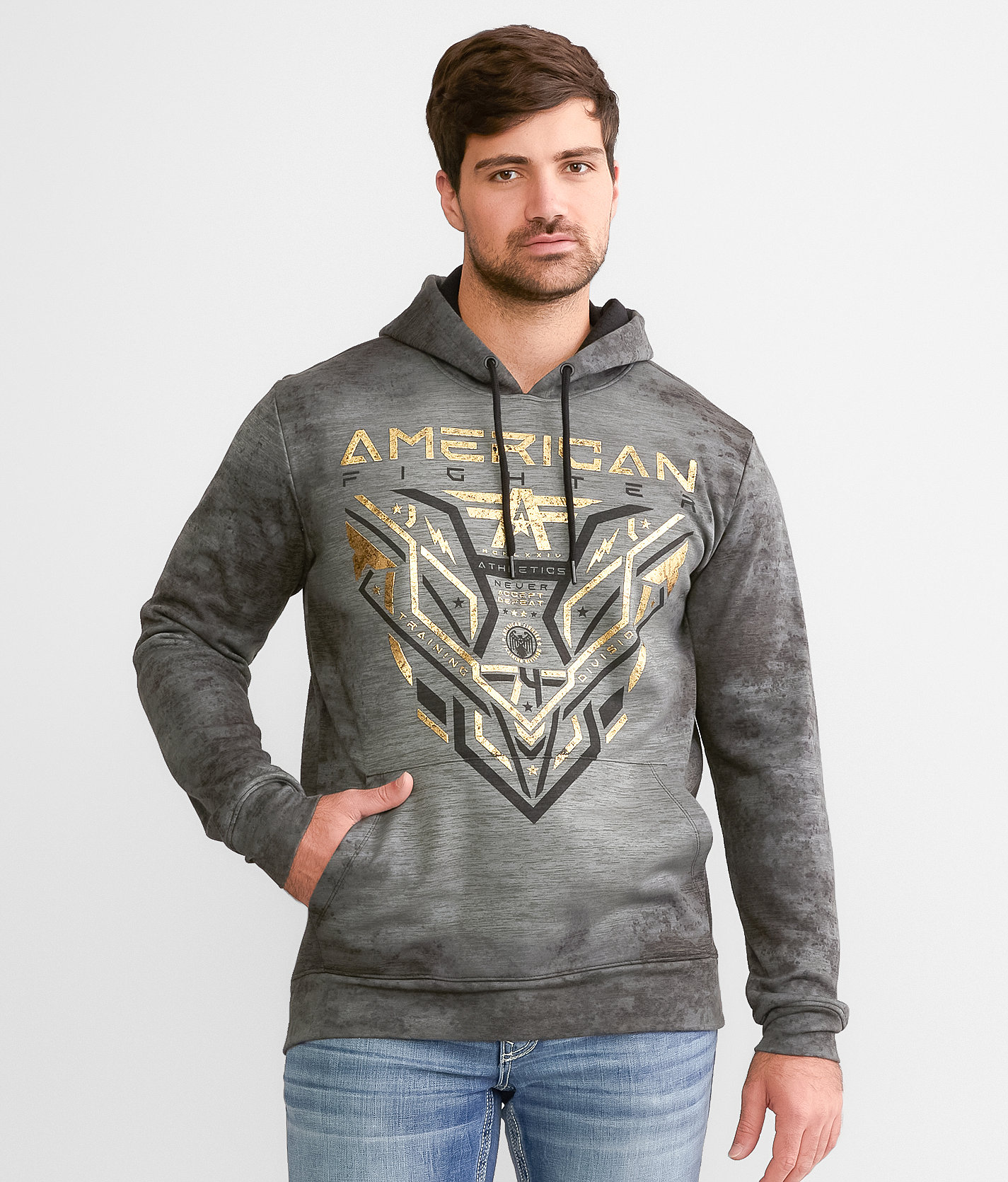 American Fighter Ballard Hooded Sweatshirt - Men's Sweatshirts in Sage Dark Sage