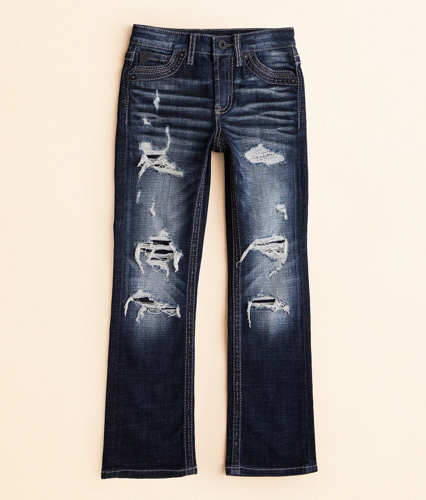 Boys - Salvage Chaos Boot Stretch Jean - Boy's Jeans in Gobisaurus