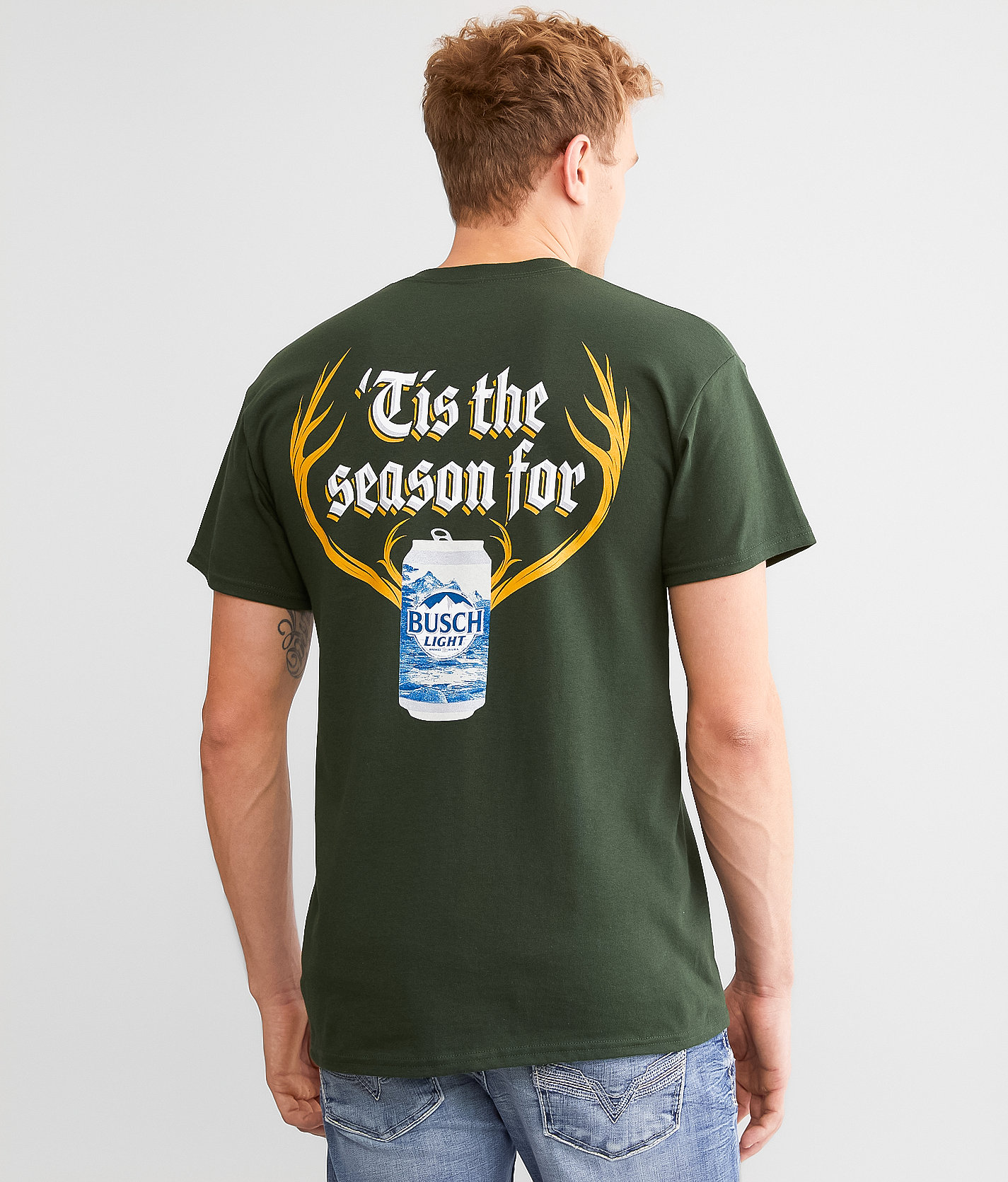Brew City Busch Light® Tis The Season T-Shirt - Men's T-Shirts in Forest