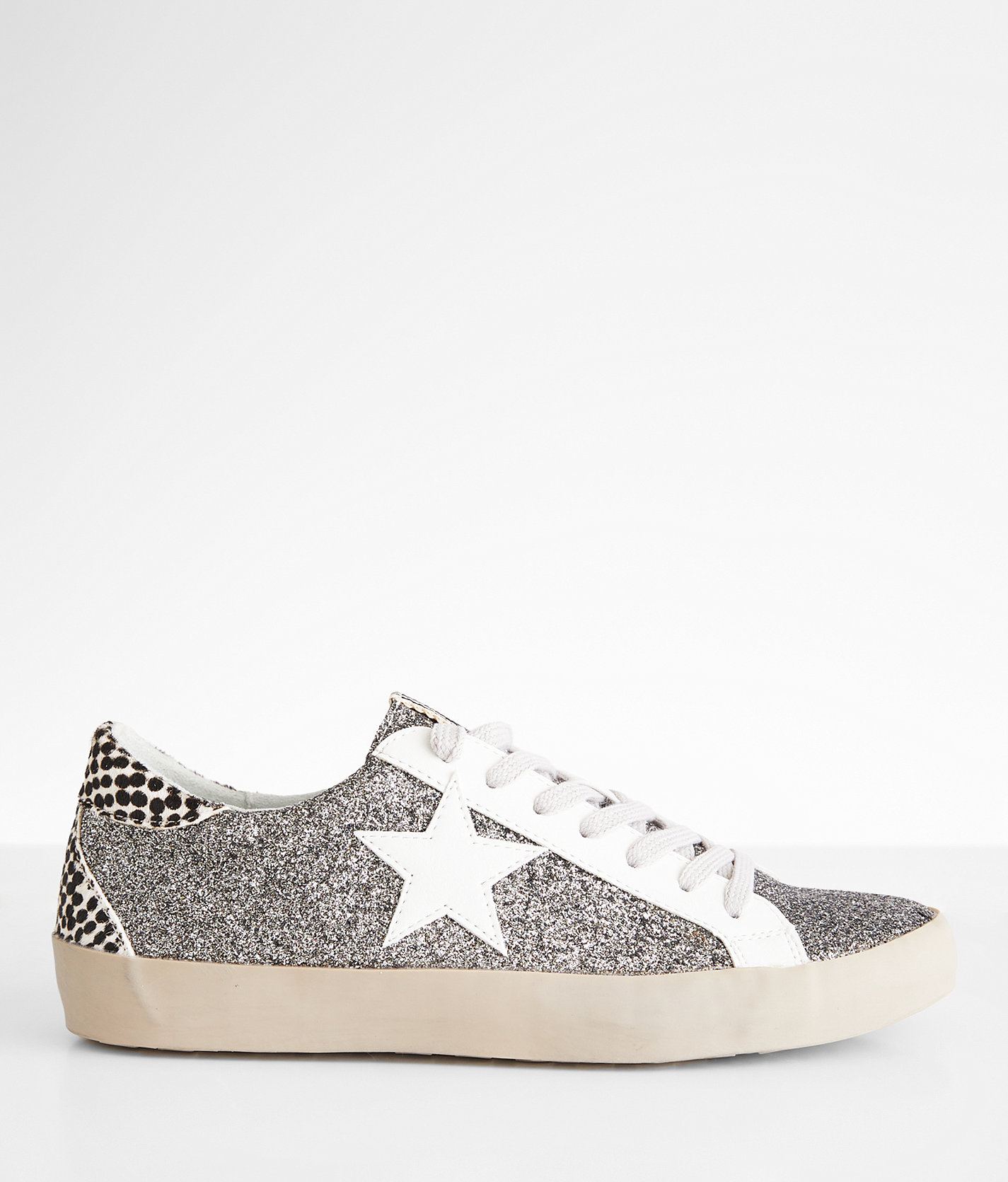 Shu Shop Paula Glitter Sneaker - Women's Shoes in Gunmetal Glitter