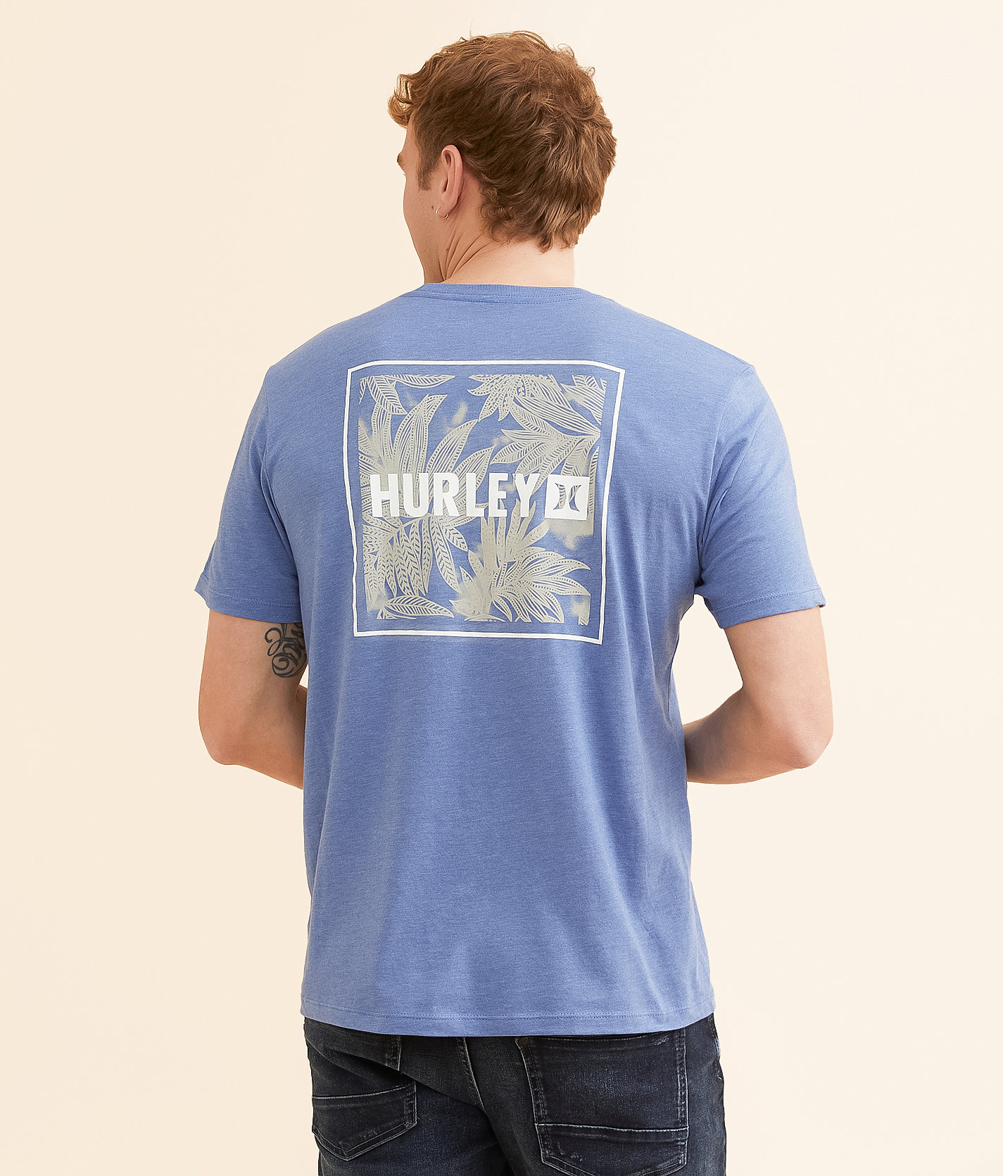 Hurley Everyday Four Corners T-Shirt - Men's T-Shirts in Shoreline Htr
