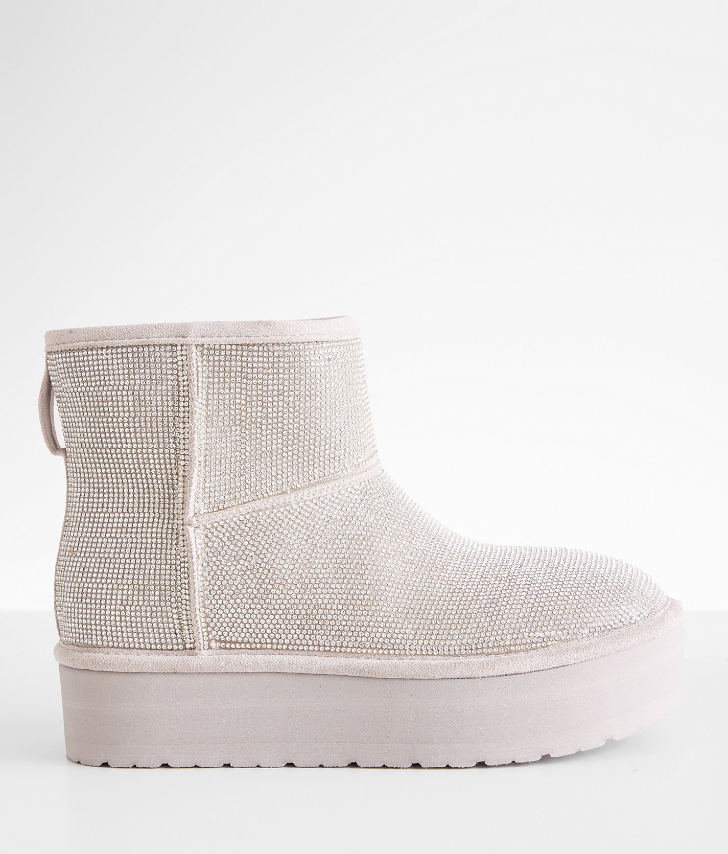 Madden Girl Easer Rhinestone Ankle Boot - Women's Shoes in Grey Multi