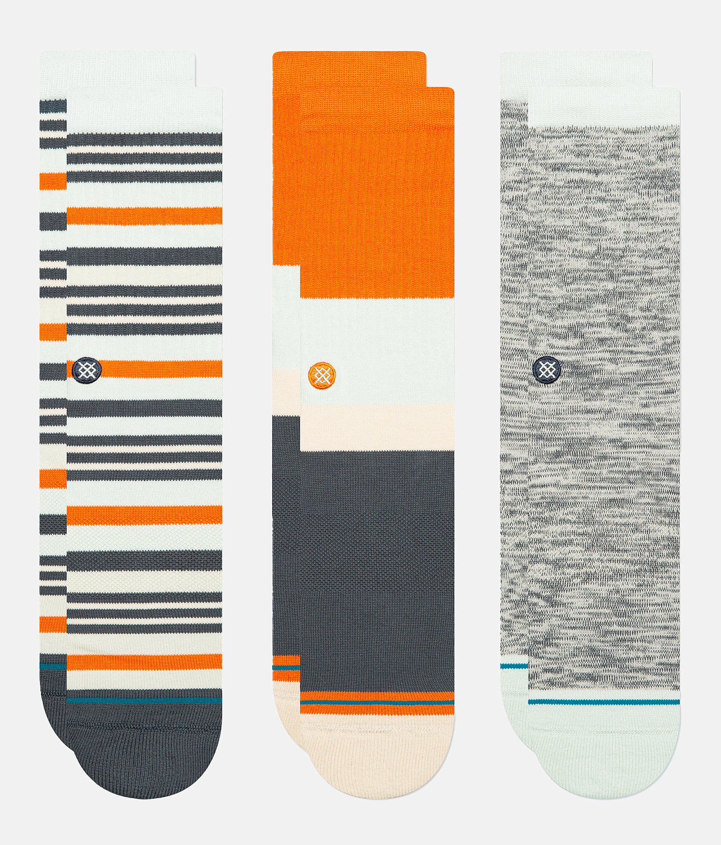 Stance 3 Pack Splendor Socks - Men's Socks in Multi