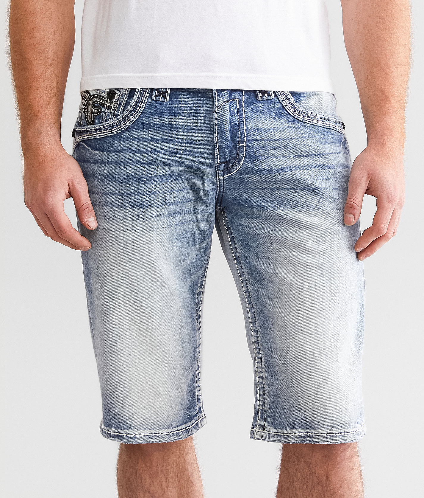Rock Revival Chason 14" Stretch Short - Men's Shorts in Chason H201