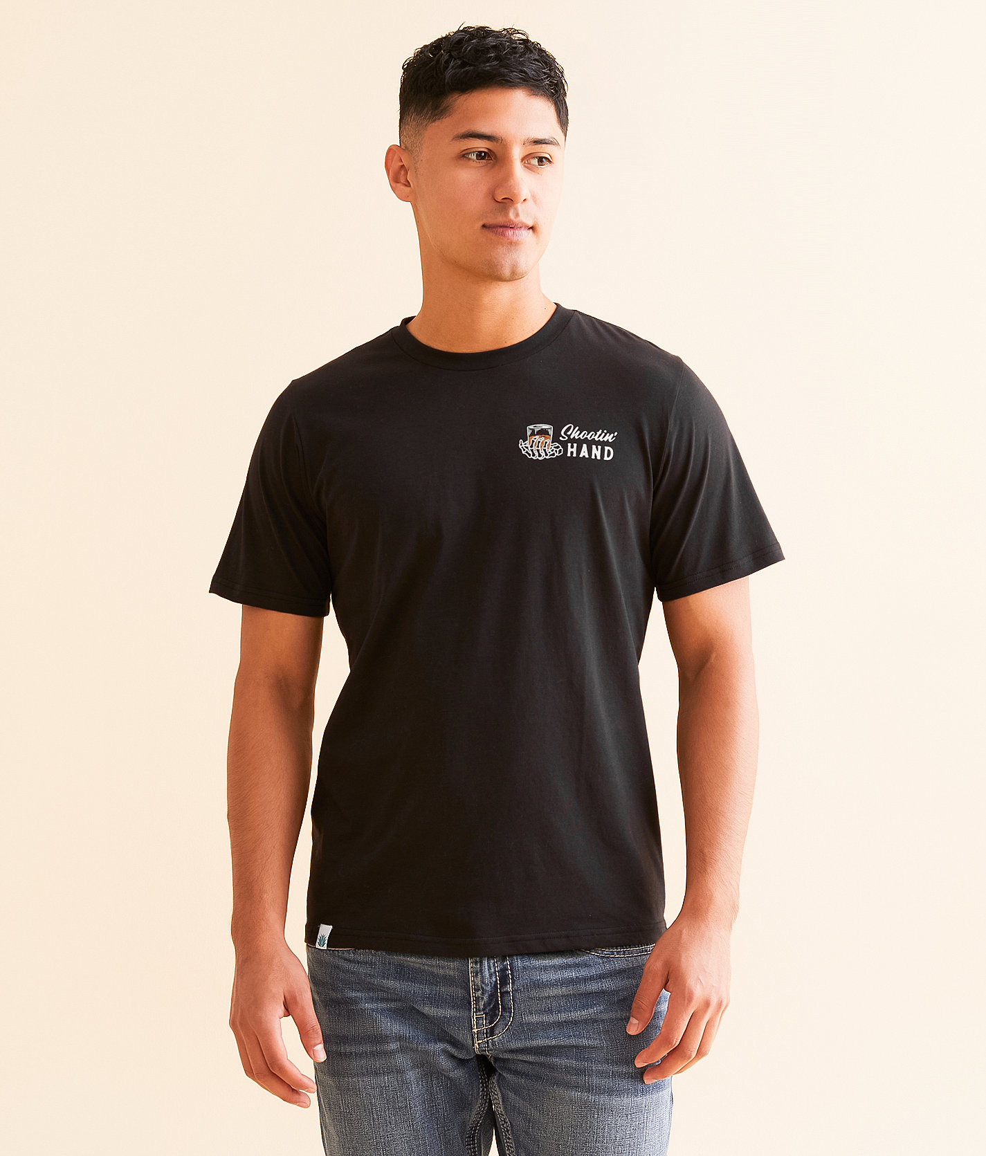 Sendero Provisions Co. Shootin' Hand Salud T-Shirt - Men's T-Shirts in Black