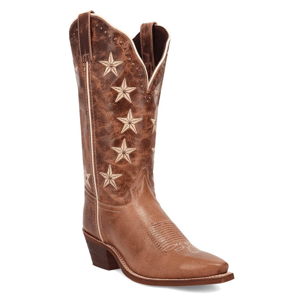 Laredo Womens Serenade Brown Leather Cowboy Boots