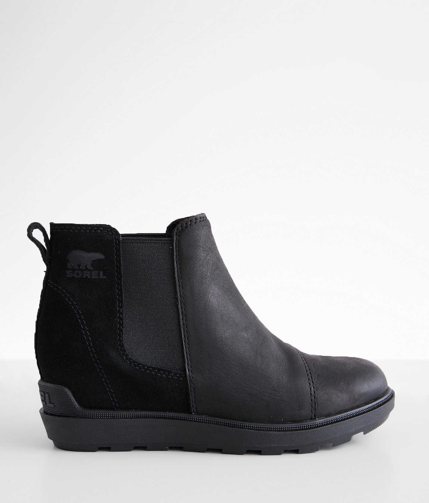 Sorel Evie II Leather Ankle Boot - Women's Shoes in Black