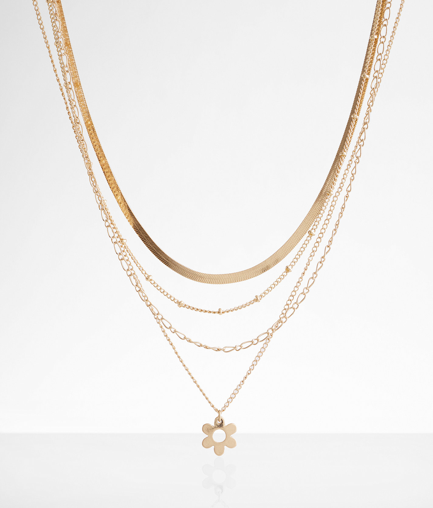 boutique by BKE 2 Pack Layered Necklace Set - Women's Jewelry in Gold