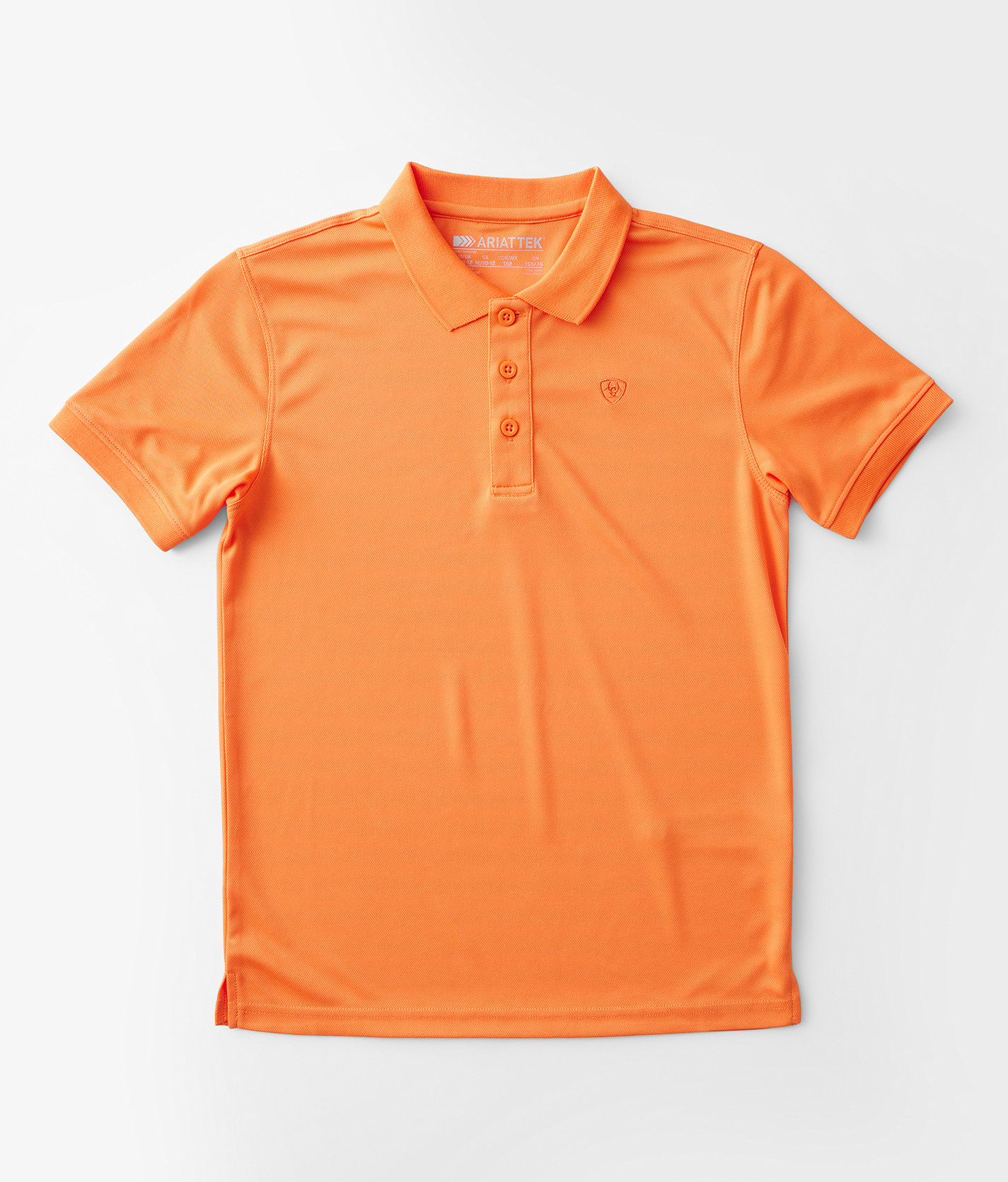Boys - Ariat TEK™ Polo - Boy's Polos in Celosia Orange