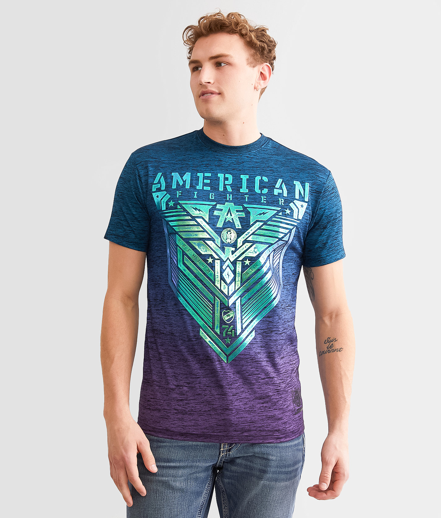 American Fighter Finley T-Shirt - Men's T-Shirts in Black Multi