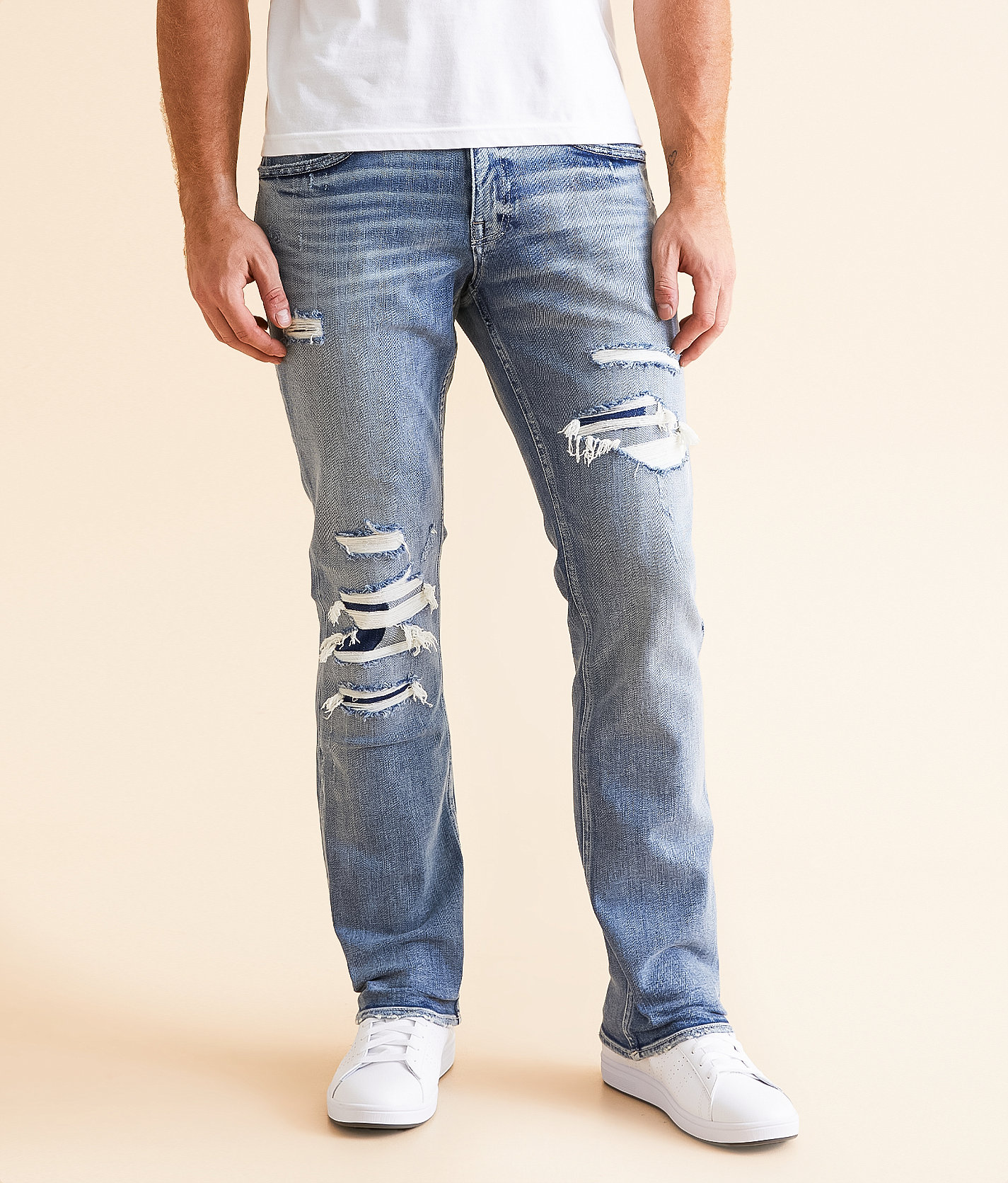 BKE Vintage Jake Straight Stretch Jean - Men's Jeans in Wash 002