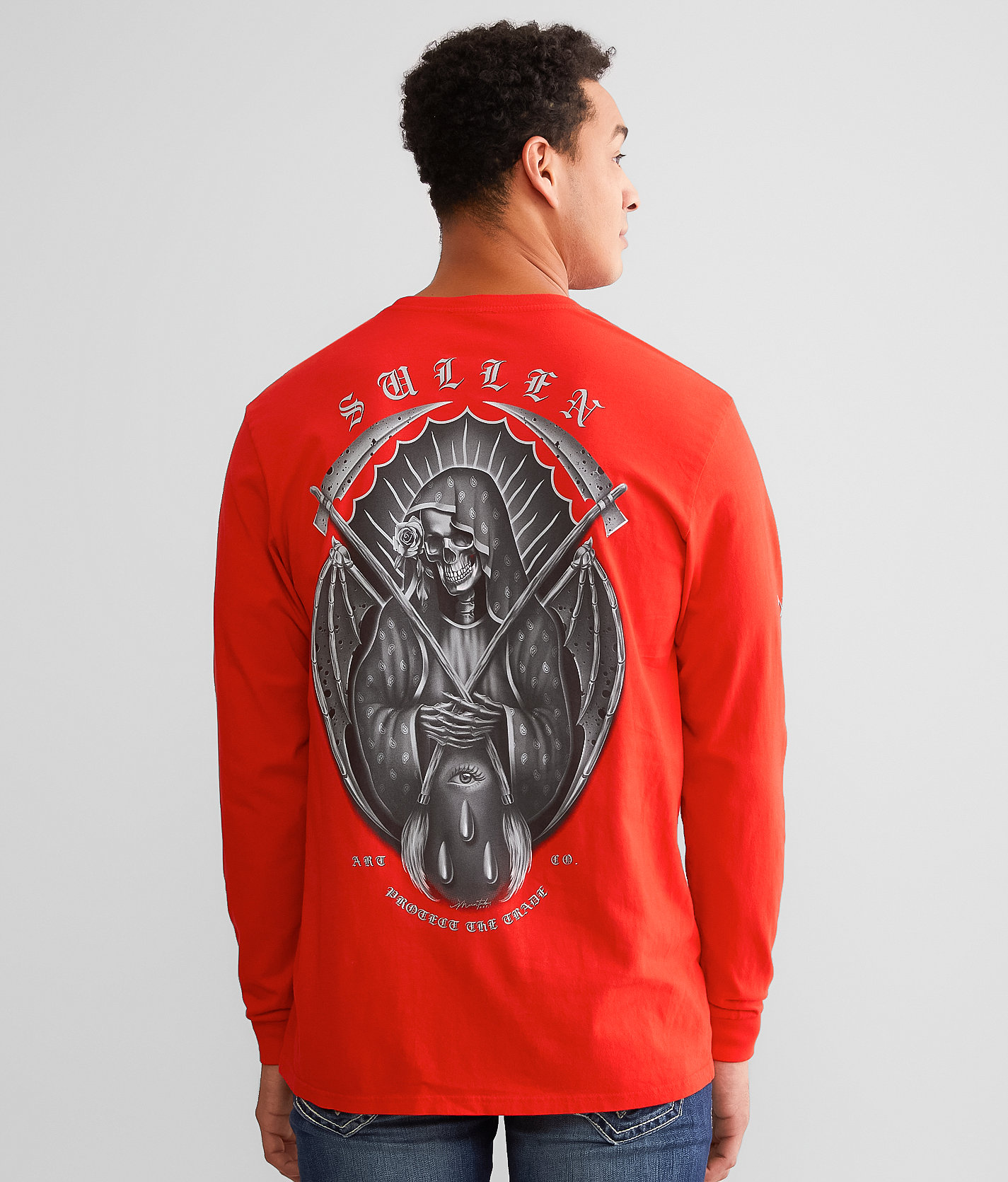 Sullen De La Muerte T-Shirt - Men's T-Shirts in Hibiscus