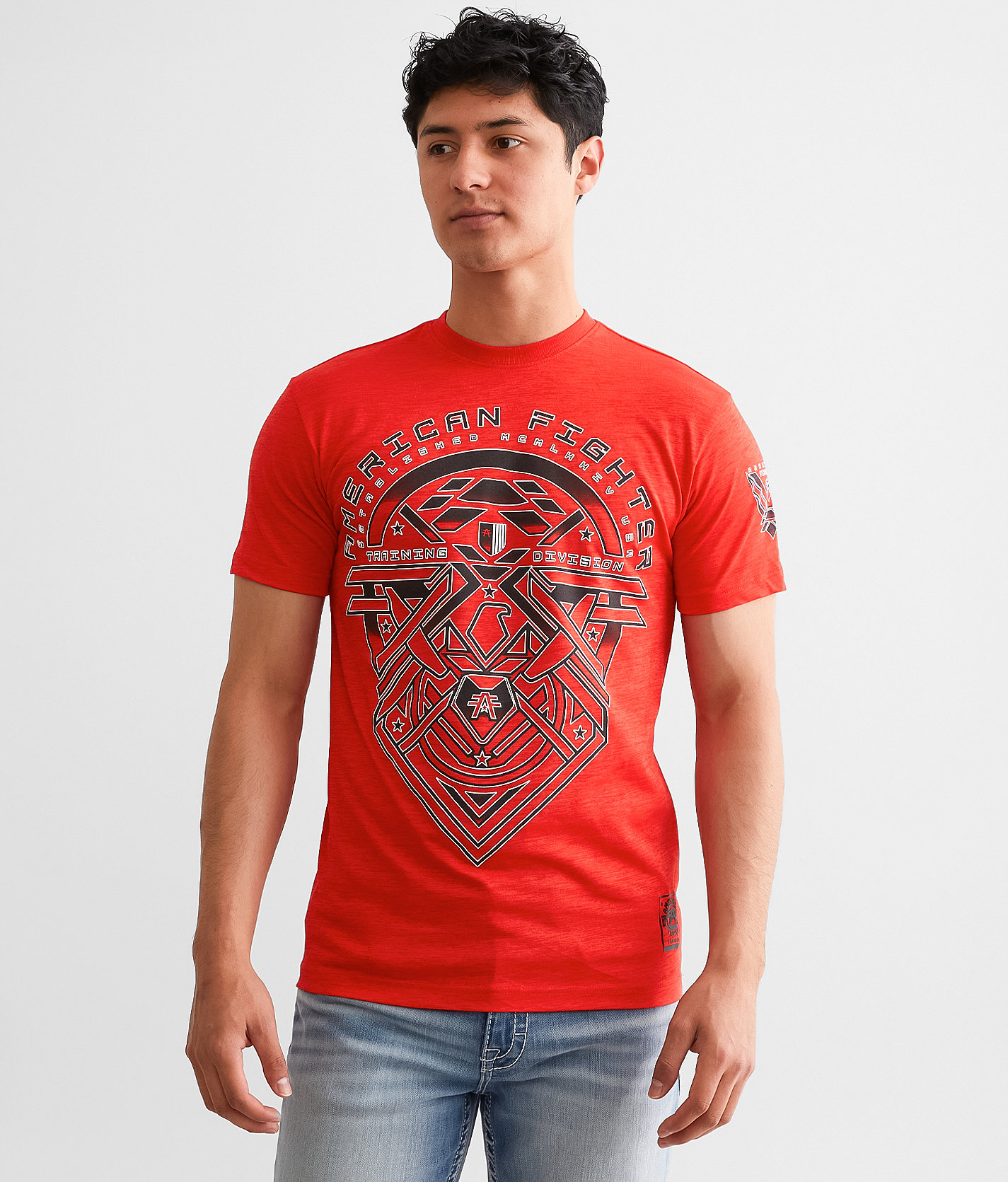 American Fighter Oakford T-Shirt - Men's T-Shirts in Poppy Red Chinese Red