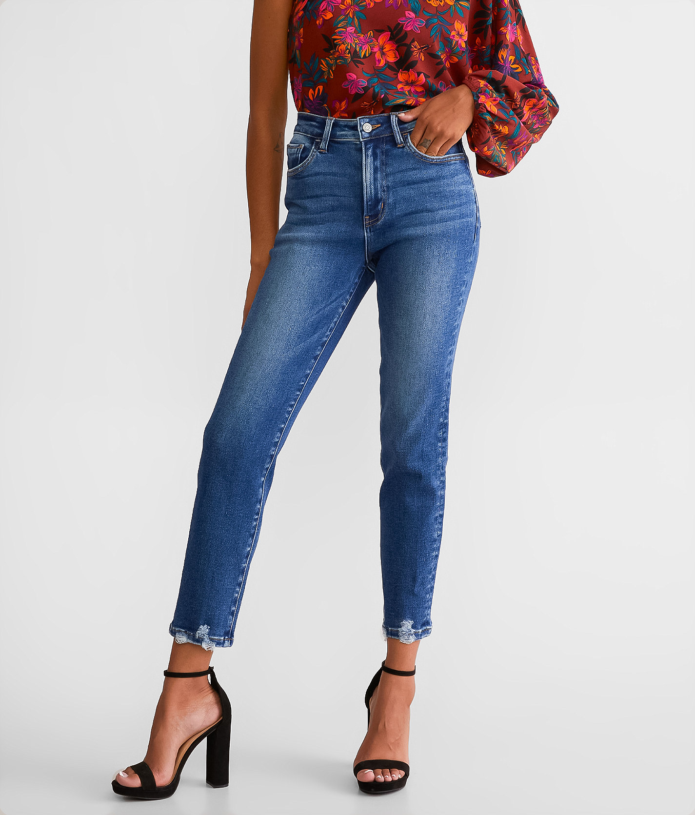 Willow & Root The Mom Jean - Women's Jeans in Mace