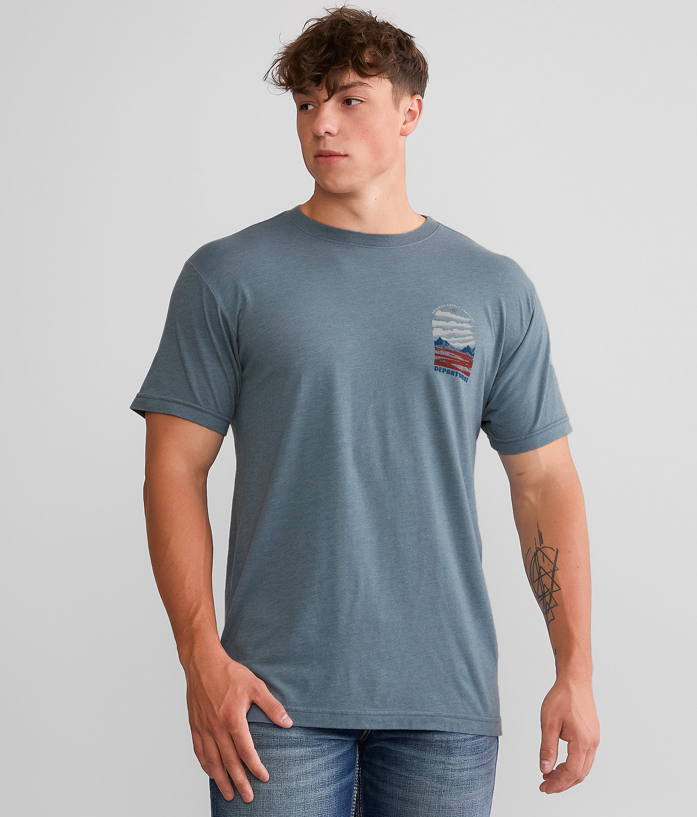 Departwest Desert Door T-Shirt - Men's T-Shirts in Slate Blue