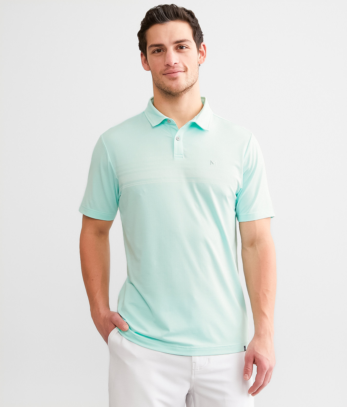 Maven Co-op Performance Polo - Men's Polos in Blue Light