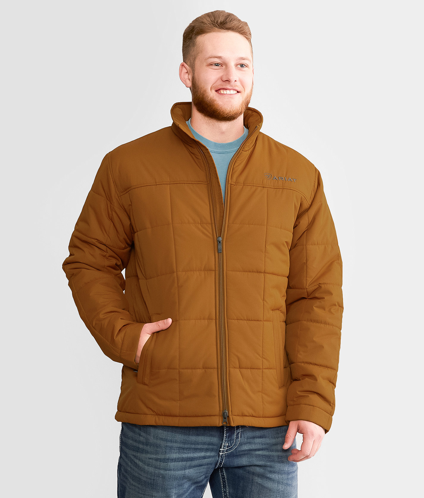 Ariat Crius Insulated Jacket - Men's Coats & Jackets in Chestnut