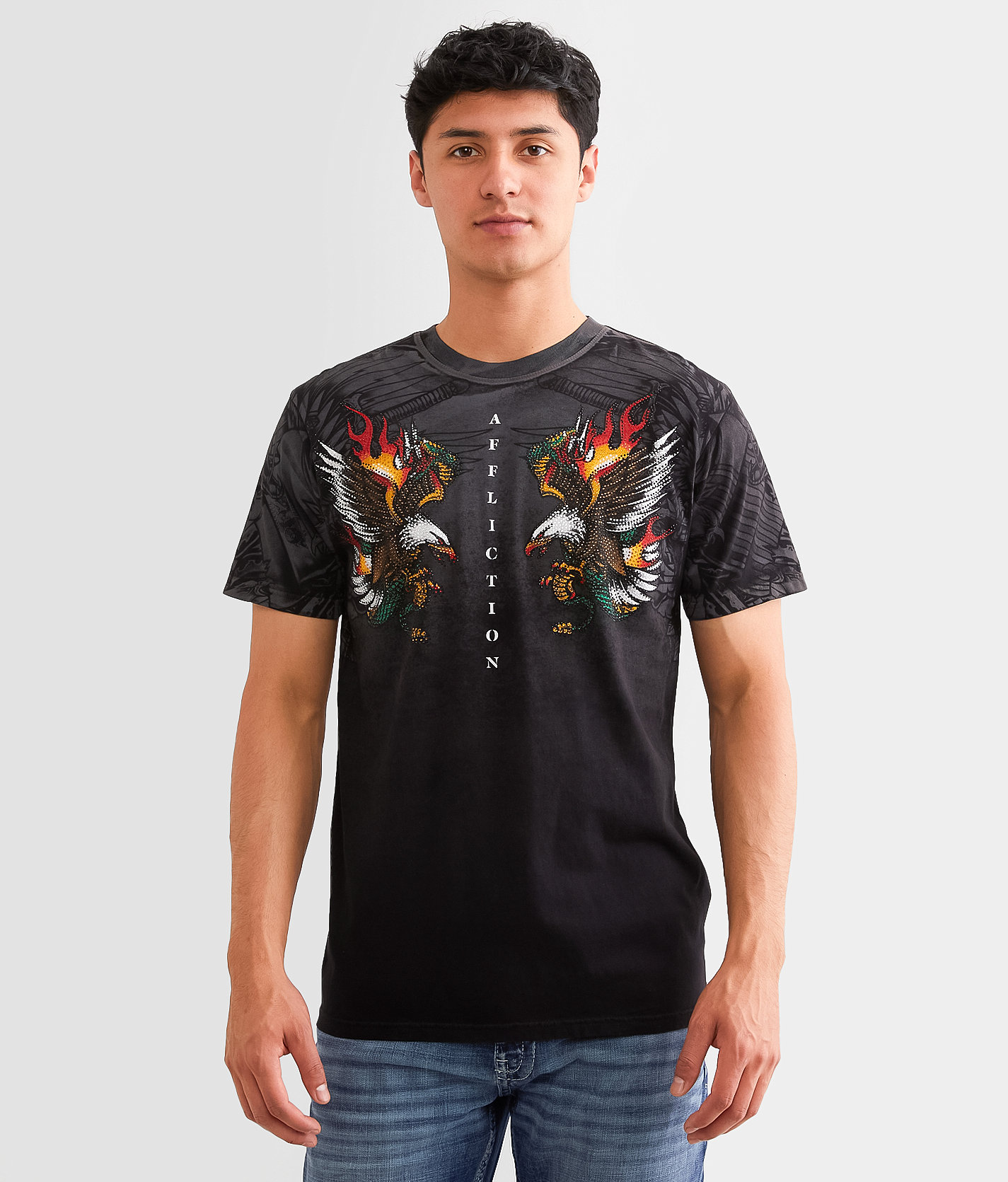 Affliction Majestic Courage T-Shirt - Men's T-Shirts in Black