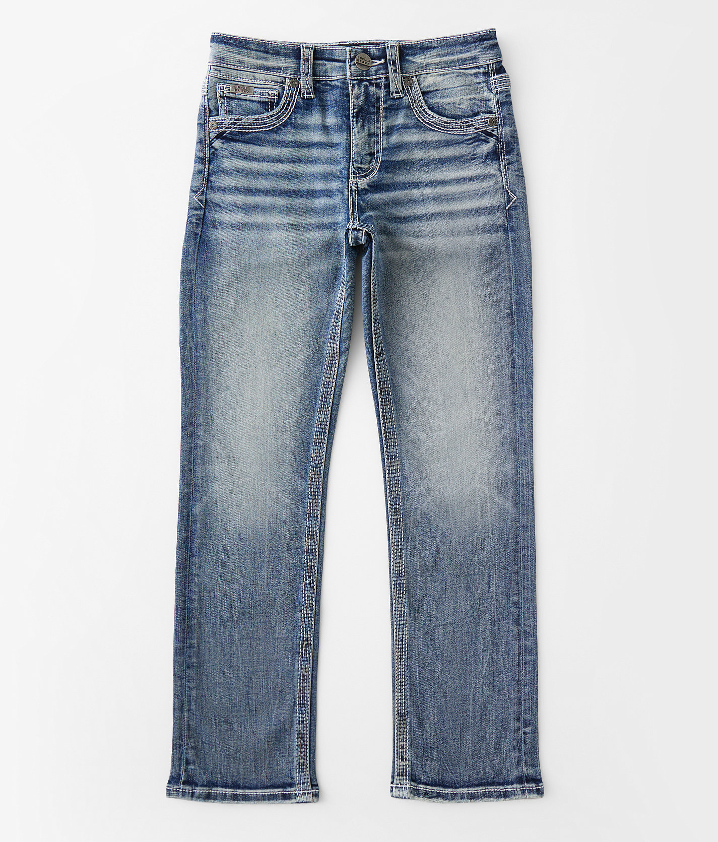 Boys - Buckle Black 109 Straight Stretch Jean - Boy's Jeans in Rio