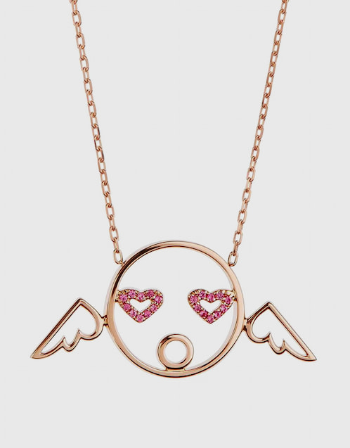 Moyen Cupid 18ct Rose Gold Pendant