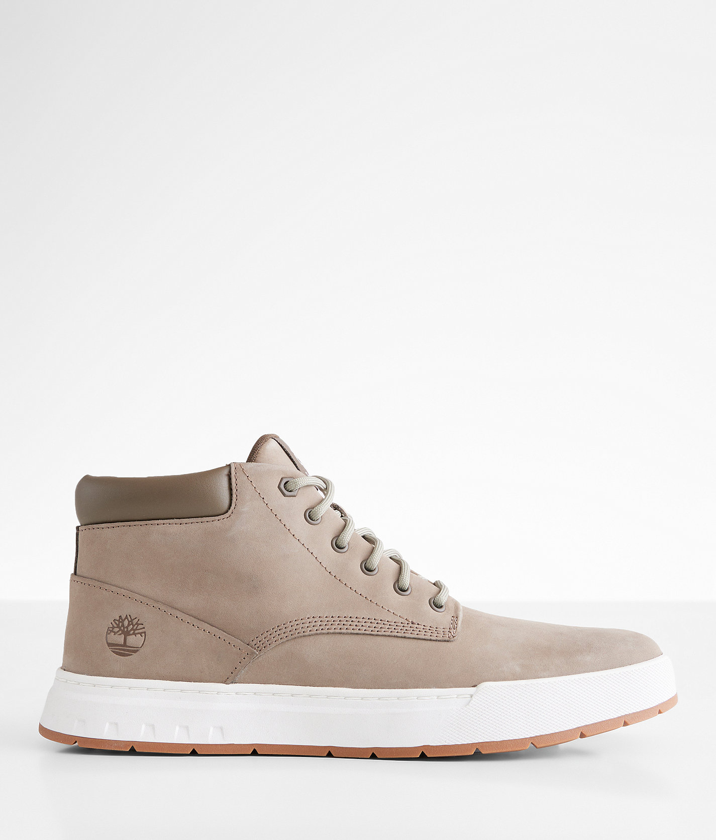 Timberland® Maple Grove Leather Boot - Men's Shoes in Lt Taupe Nubuck