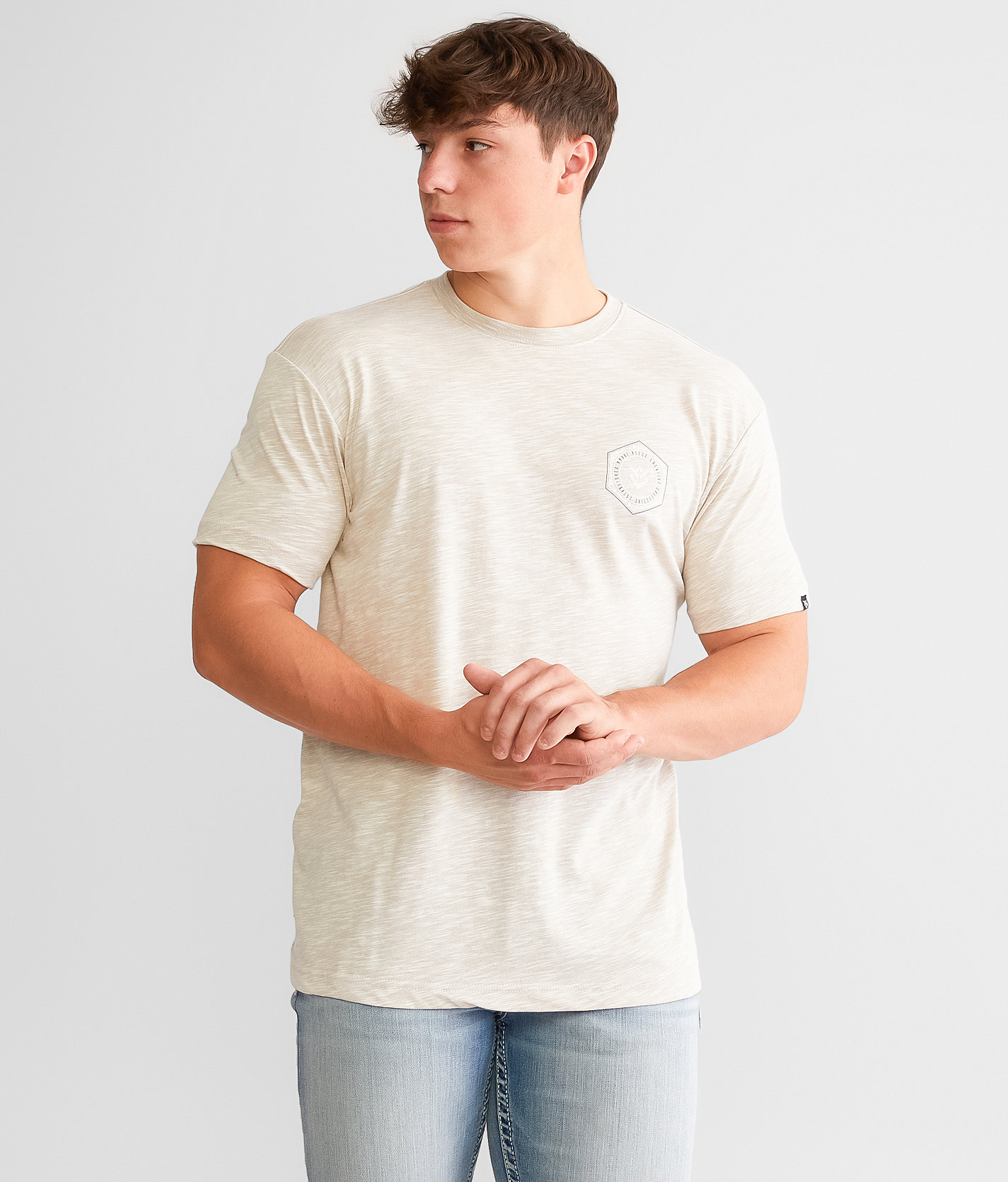 Veece Inner Circle T-Shirt - Men's T-Shirts in White Tan