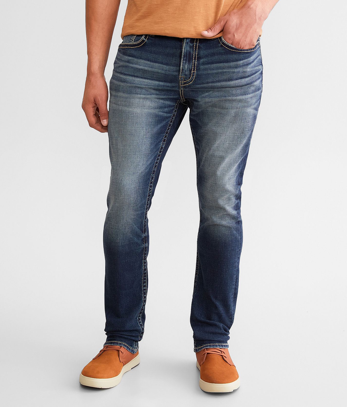 BKE Ethan Straight Stretch Jean - Men's Jeans in Kingsway