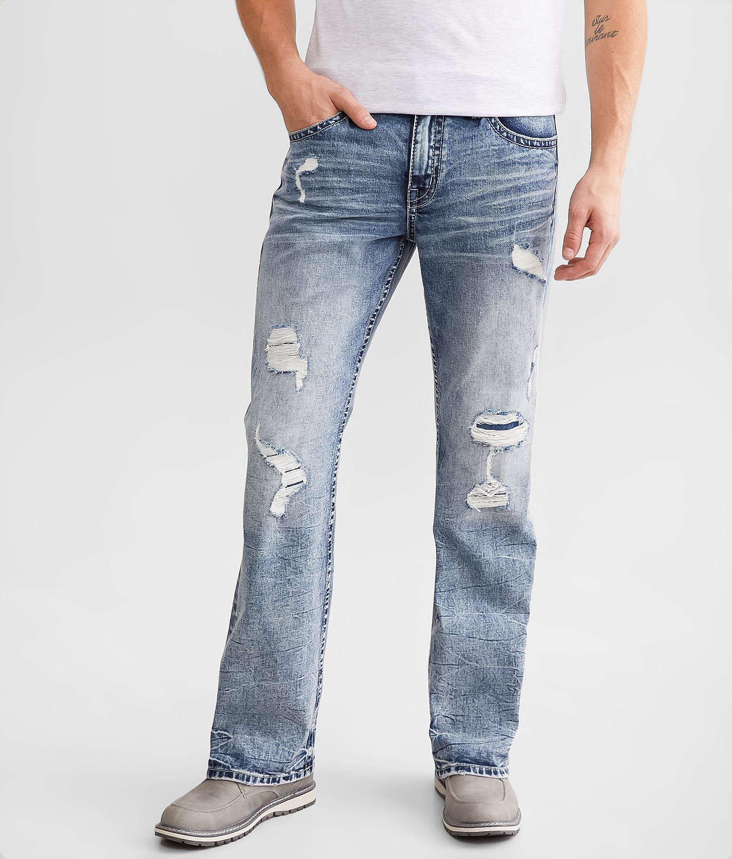 BKE Jake Boot Stretch Jean - Men's Jeans in Lindenwood