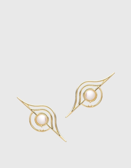 Cosmo Blazar 18ct Yellow Gold Earrings