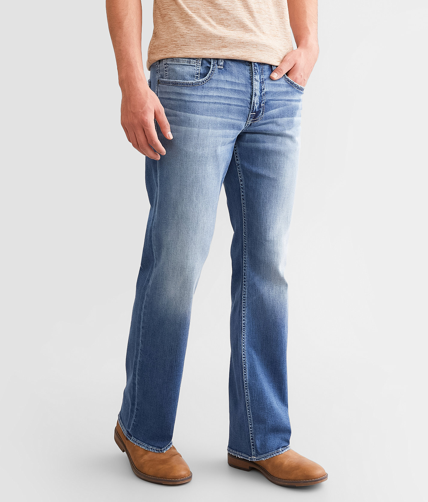 BKE Jake Boot Stretch Jean - Men's Jeans in Havarti