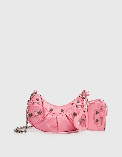 Le Cagole XS  Lambskin Chain Shoulder Bag