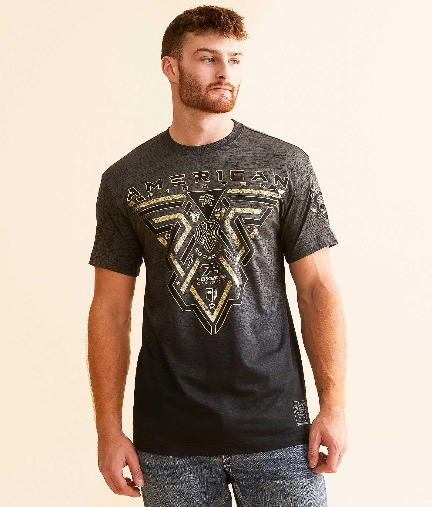 American Fighter Midnight T-Shirt - Men's T-Shirts in Black Mass