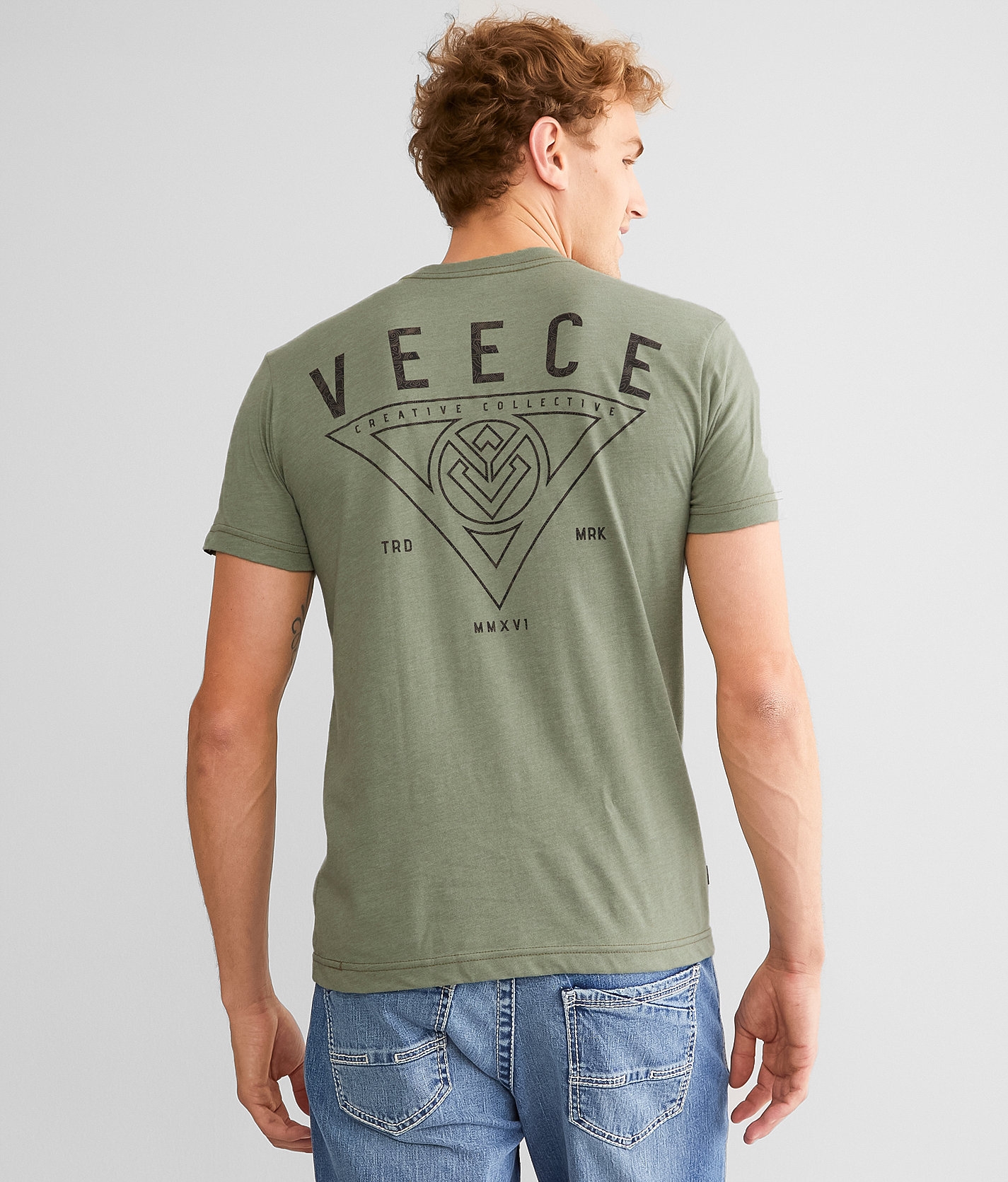 Veece Stacked T-Shirt - Men's T-Shirts in Army Heather