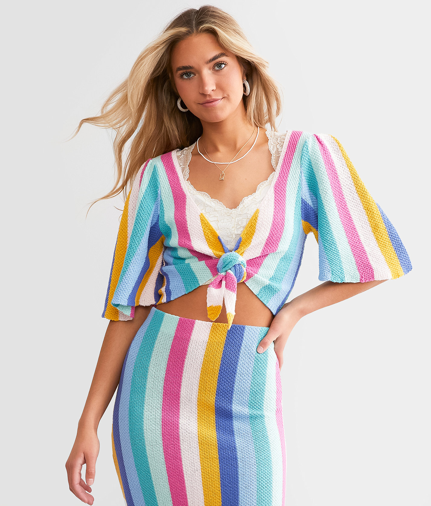 Z Supply Elysia Prism Top - Women's Shirts & Blouses in Cabana Teal